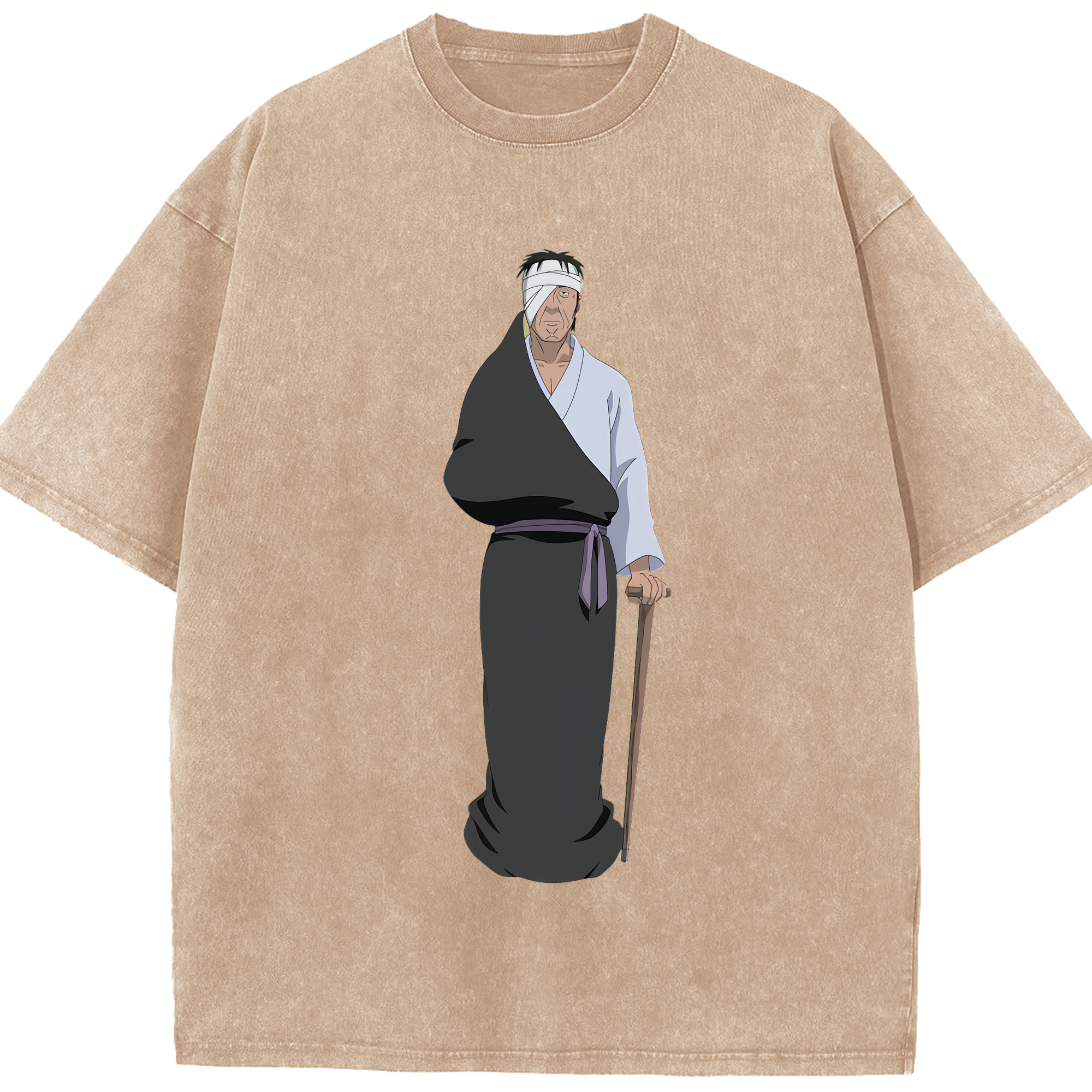 （画像用） ぎんたま 坂田銀時（さかたぎんとき） 神楽 志村新八（しむら しんぱち） GINTAMA Sakata Gintoki Kagura Shimura Shinpachi 綿100% ヴィンテージ風 半袖Tシャツ（フロントプリント）