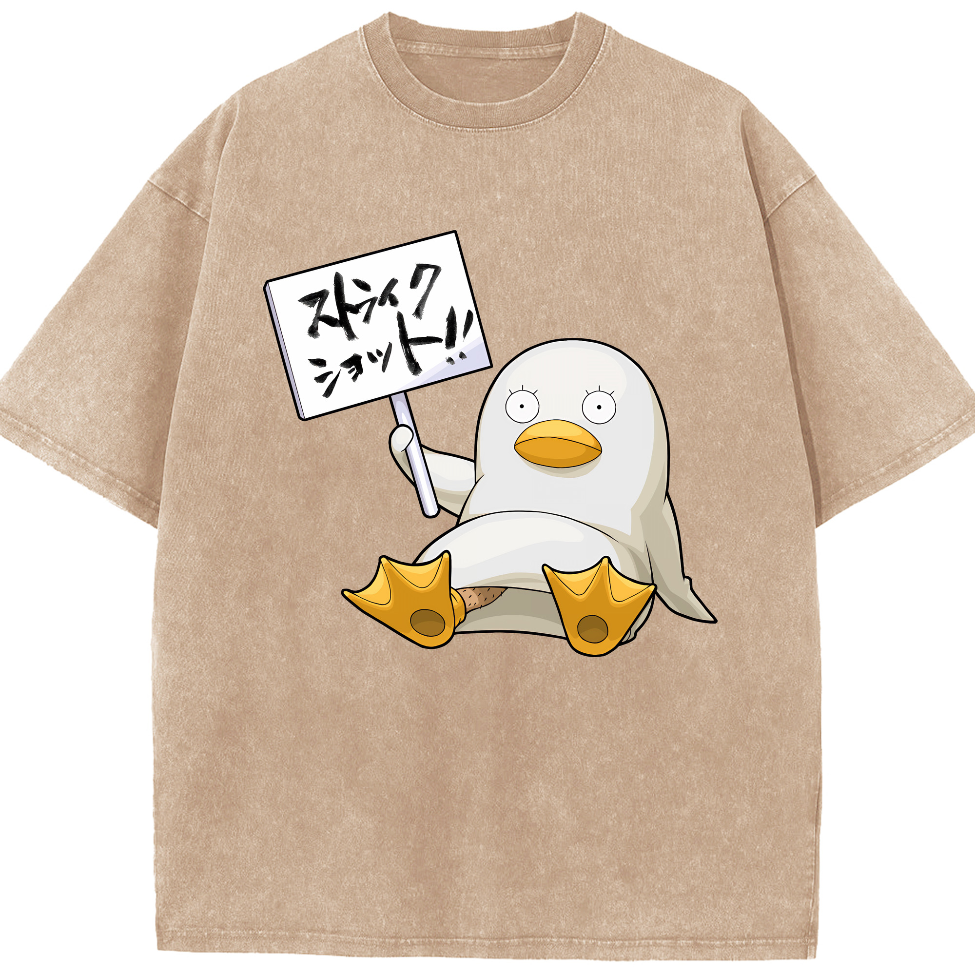 （画像用） ぎんたま 坂田銀時（さかたぎんとき） 神楽 志村新八（しむら しんぱち） GINTAMA Sakata Gintoki Kagura Shimura Shinpachi 綿100% ヴィンテージ風 半袖Tシャツ（フロントプリント）