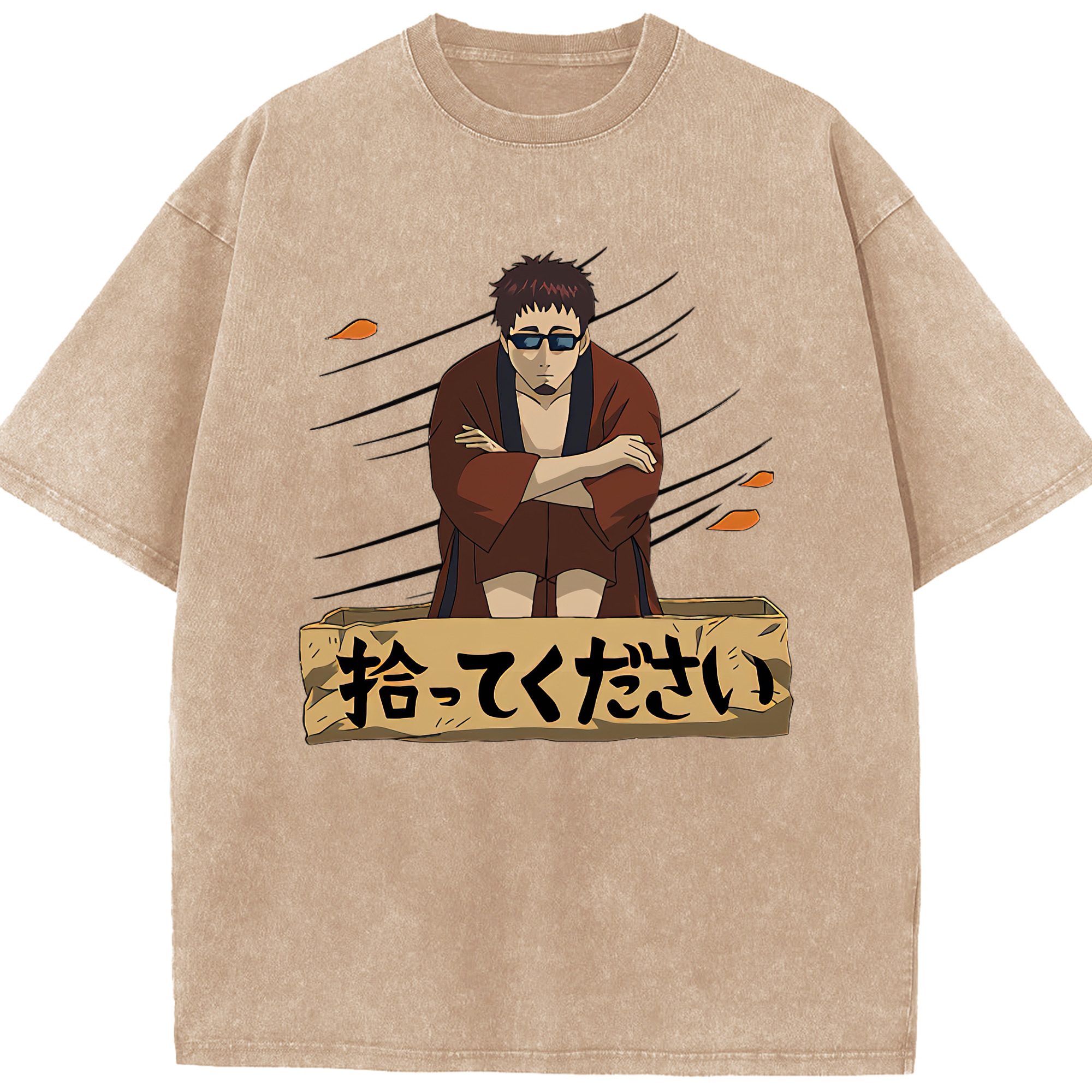 （画像用） ぎんたま 坂田銀時（さかたぎんとき） 神楽 志村新八（しむら しんぱち） GINTAMA Sakata Gintoki Kagura Shimura Shinpachi 綿100% ヴィンテージ風 半袖Tシャツ（フロントプリント）