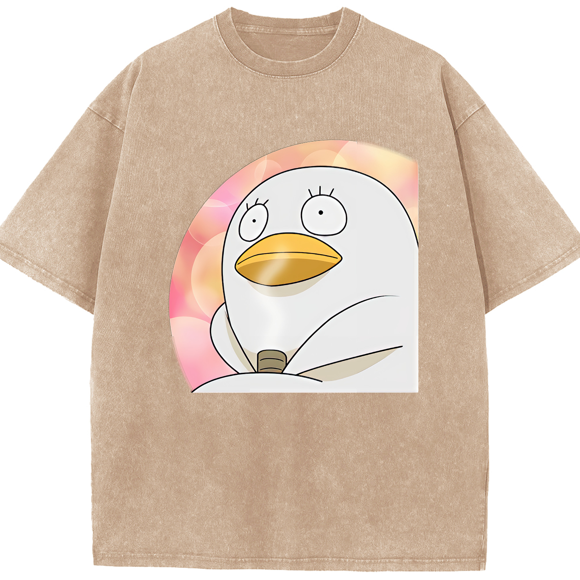 （画像用） ぎんたま 坂田銀時（さかたぎんとき） 神楽 志村新八（しむら しんぱち） GINTAMA Sakata Gintoki Kagura Shimura Shinpachi 綿100% ヴィンテージ風 半袖Tシャツ（フロントプリント）