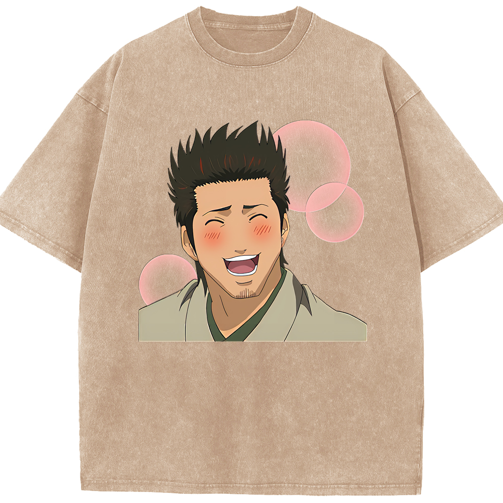 （画像用） ぎんたま 坂田銀時（さかたぎんとき） 神楽 志村新八（しむら しんぱち） GINTAMA Sakata Gintoki Kagura Shimura Shinpachi 綿100% ヴィンテージ風 半袖Tシャツ（フロントプリント）