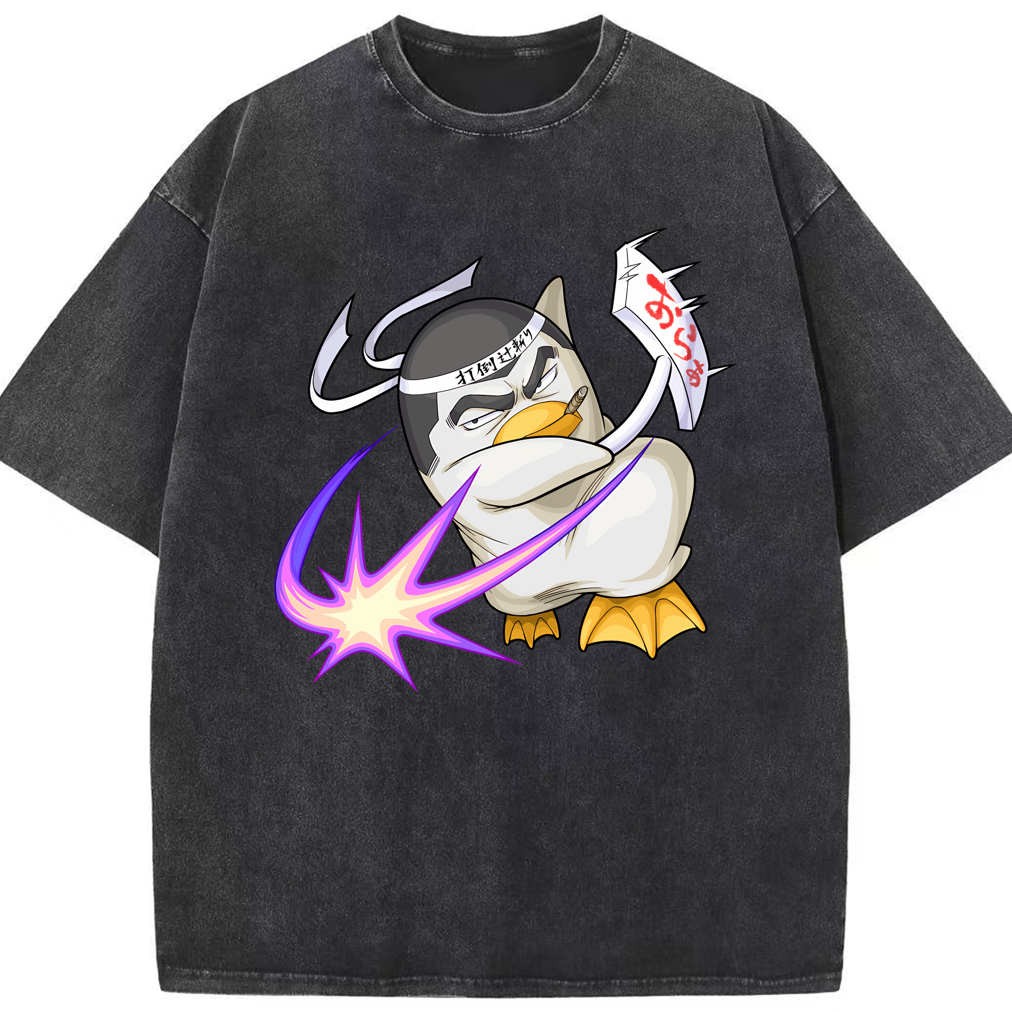 （画像用） ぎんたま 坂田銀時（さかたぎんとき） 神楽 志村新八（しむら しんぱち） GINTAMA Sakata Gintoki Kagura Shimura Shinpachi 綿100% ヴィンテージ風 半袖Tシャツ（フロントプリント）