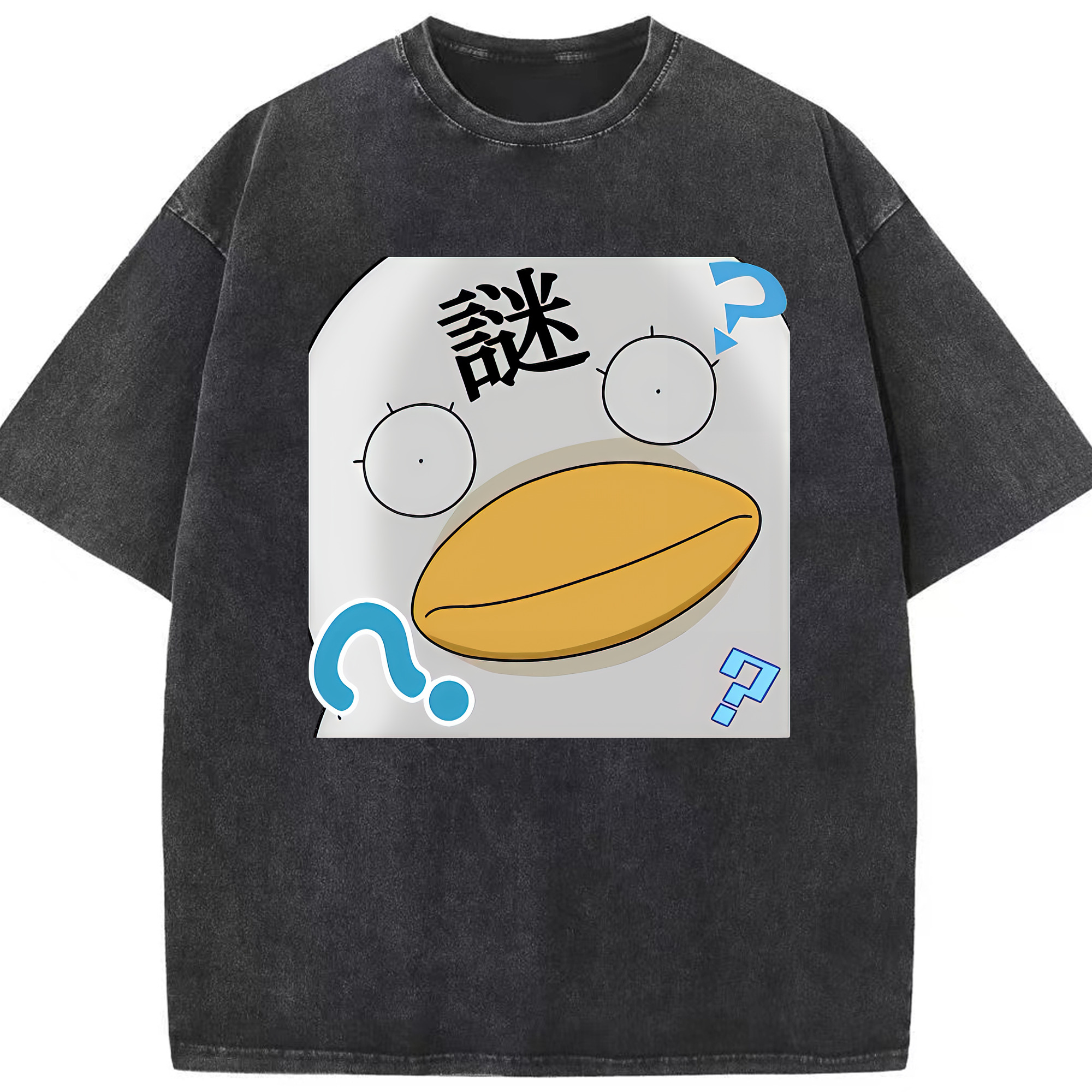 （画像用） ぎんたま 坂田銀時（さかたぎんとき） 神楽 志村新八（しむら しんぱち） GINTAMA Sakata Gintoki Kagura Shimura Shinpachi 綿100% ヴィンテージ風 半袖Tシャツ（フロントプリント）