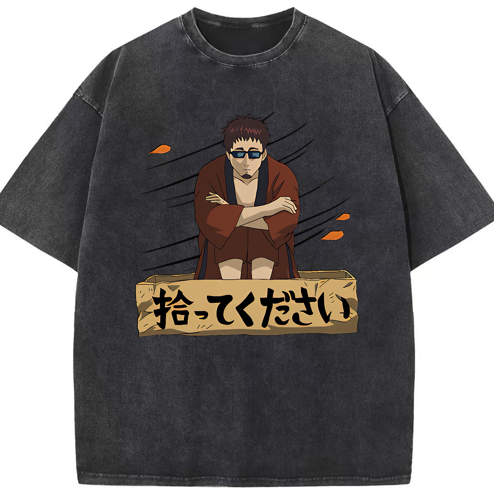 （画像用） ぎんたま 坂田銀時（さかたぎんとき） 神楽 志村新八（しむら しんぱち） GINTAMA Sakata Gintoki Kagura Shimura Shinpachi 綿100% ヴィンテージ風 半袖Tシャツ（フロントプリント）