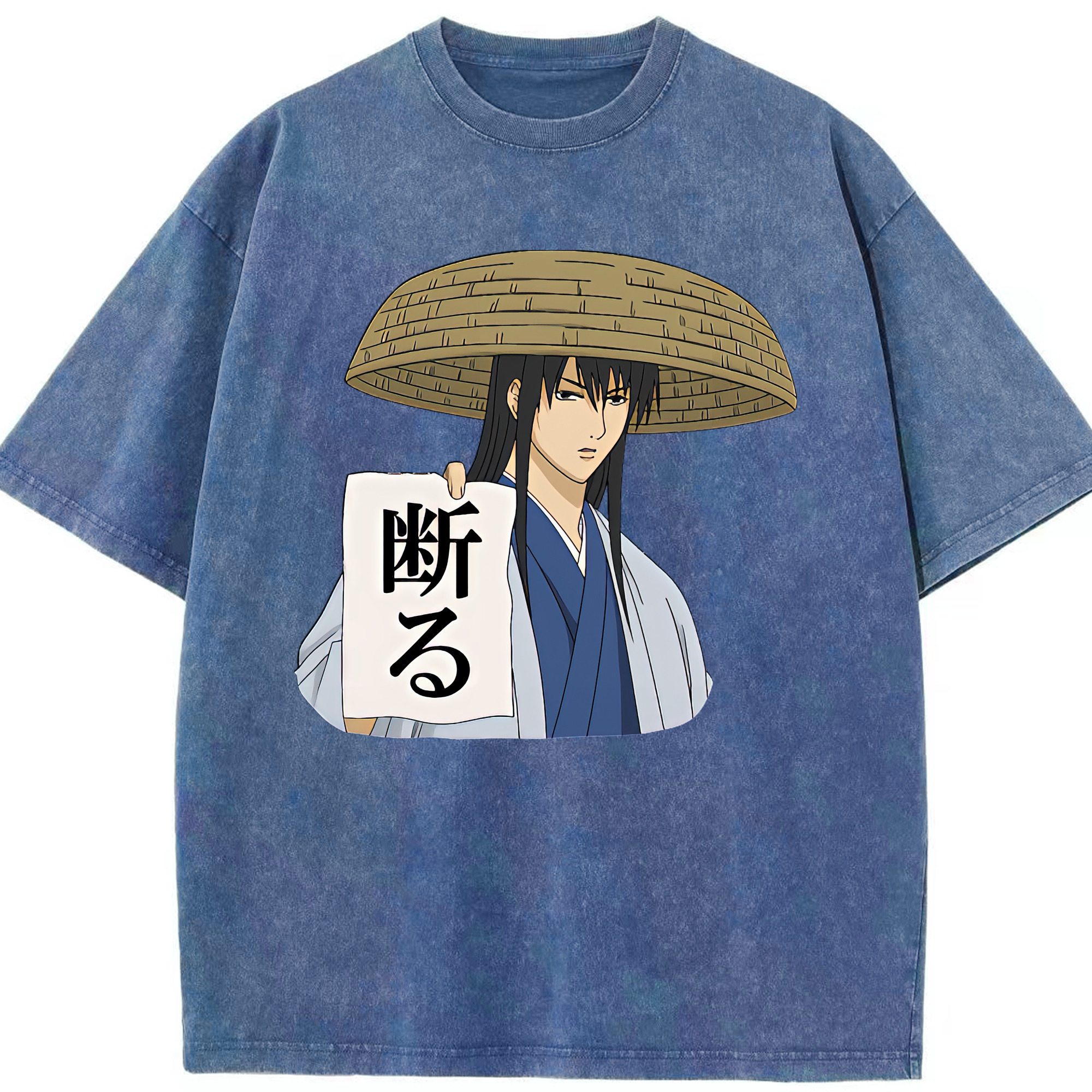 （画像用） ぎんたま 坂田銀時（さかたぎんとき） 神楽 志村新八（しむら しんぱち） GINTAMA Sakata Gintoki Kagura Shimura Shinpachi 綿100% ヴィンテージ風 半袖Tシャツ（フロントプリント）