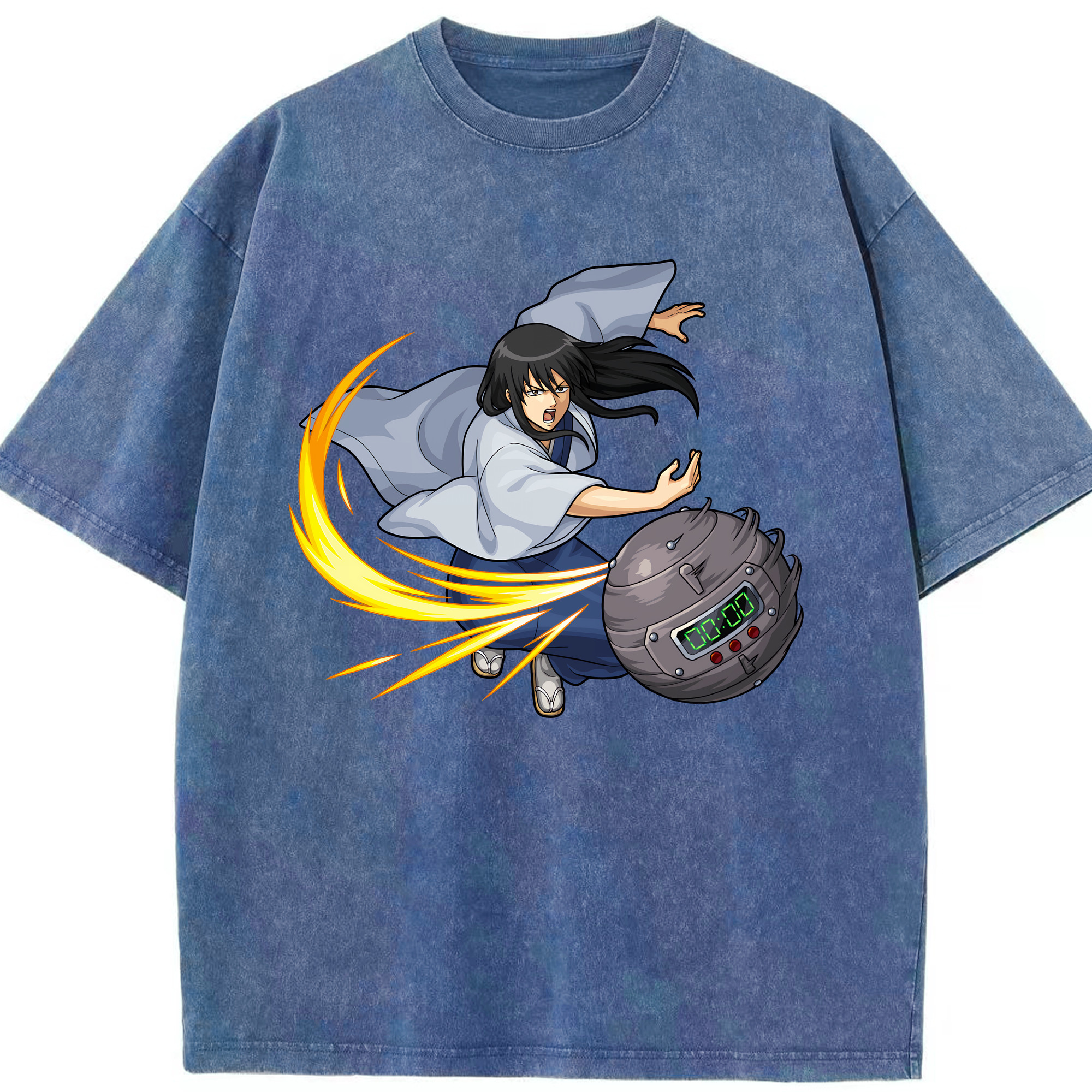 （画像用） ぎんたま 坂田銀時（さかたぎんとき） 神楽 志村新八（しむら しんぱち） GINTAMA Sakata Gintoki Kagura Shimura Shinpachi 綿100% ヴィンテージ風 半袖Tシャツ（フロントプリント）