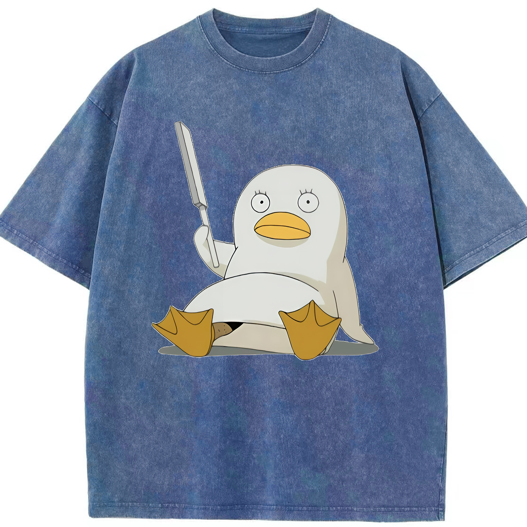 （画像用） ぎんたま 坂田銀時（さかたぎんとき） 神楽 志村新八（しむら しんぱち） GINTAMA Sakata Gintoki Kagura Shimura Shinpachi 綿100% ヴィンテージ風 半袖Tシャツ（フロントプリント）
