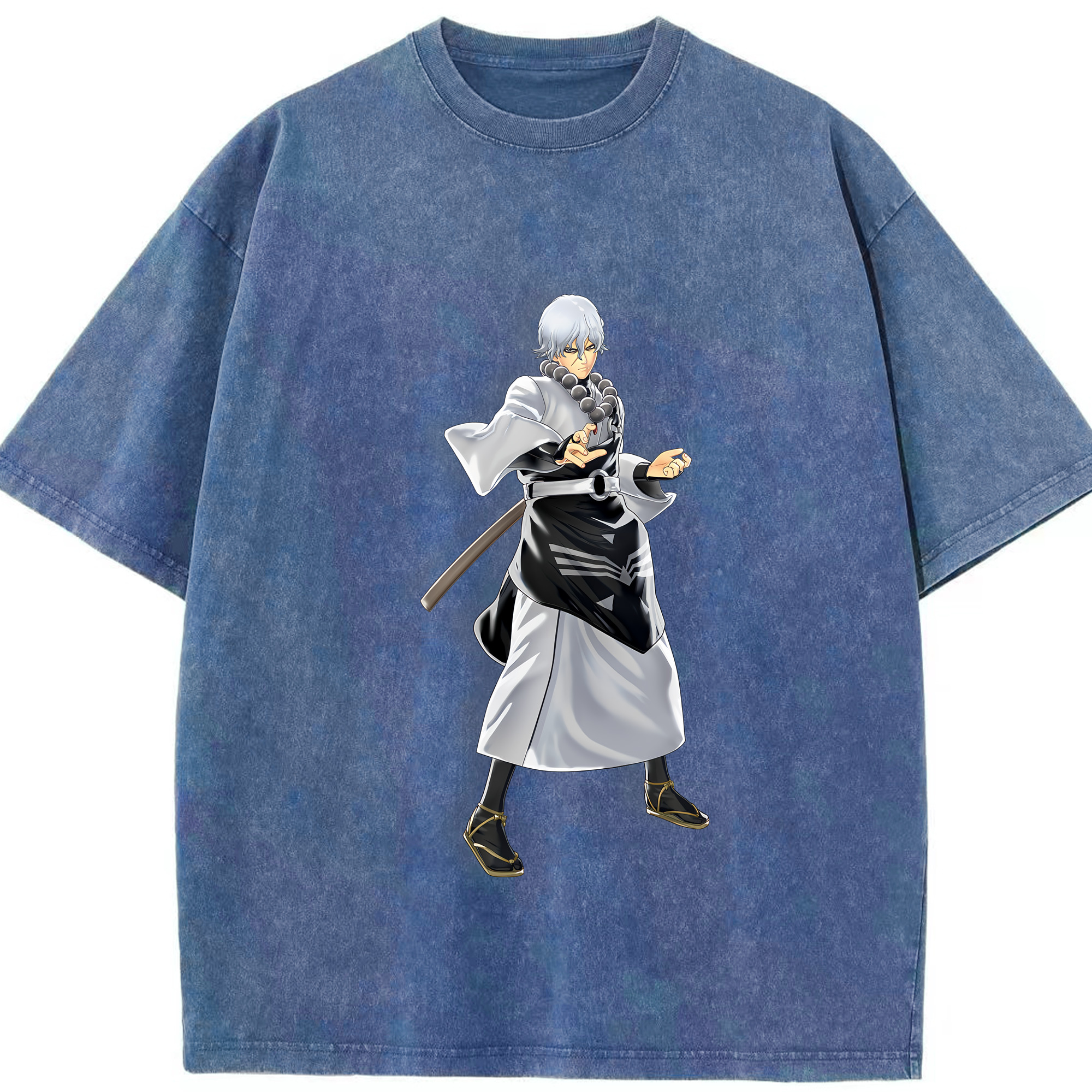 （画像用） ぎんたま 坂田銀時（さかたぎんとき） 神楽 志村新八（しむら しんぱち） GINTAMA Sakata Gintoki Kagura Shimura Shinpachi 綿100% ヴィンテージ風 半袖Tシャツ（フロントプリント）