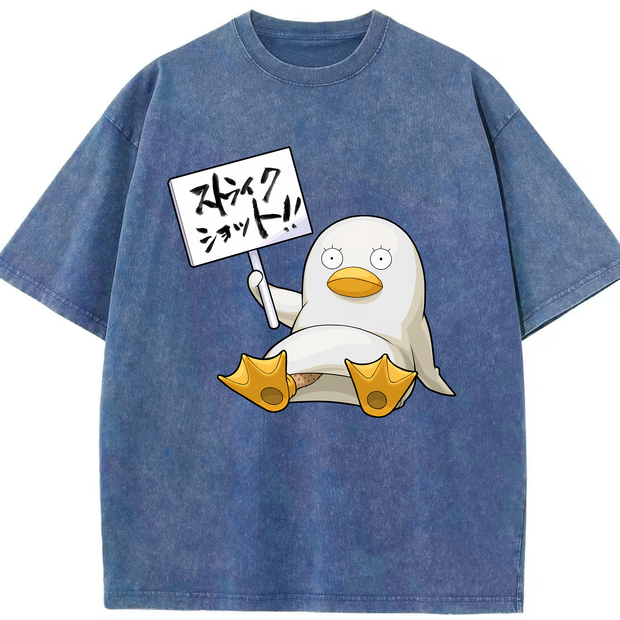 （画像用） ぎんたま 坂田銀時（さかたぎんとき） 神楽 志村新八（しむら しんぱち） GINTAMA Sakata Gintoki Kagura Shimura Shinpachi 綿100% ヴィンテージ風 半袖Tシャツ（フロントプリント）