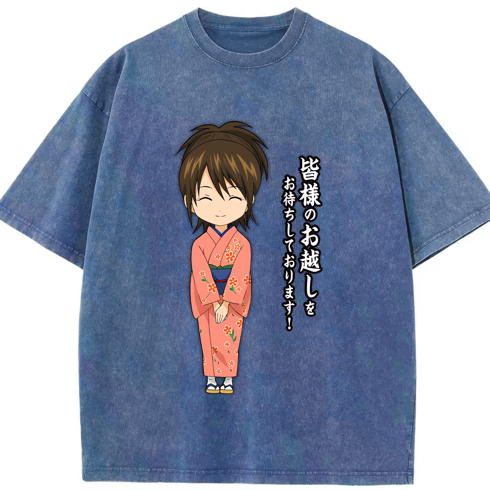 （画像用） ぎんたま 坂田銀時（さかたぎんとき） 神楽 志村新八（しむら しんぱち） GINTAMA Sakata Gintoki Kagura Shimura Shinpachi 綿100% ヴィンテージ風 半袖Tシャツ（フロントプリント）