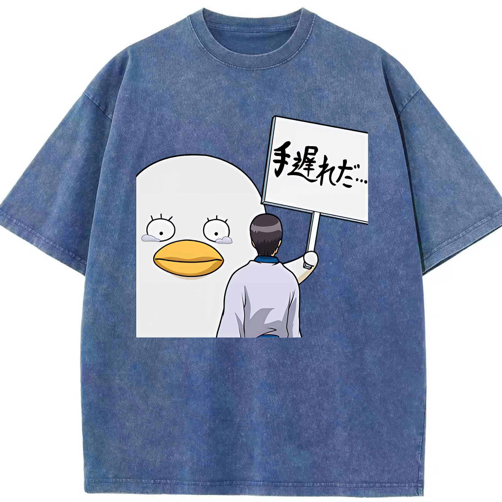 （画像用） ぎんたま 坂田銀時（さかたぎんとき） 神楽 志村新八（しむら しんぱち） GINTAMA Sakata Gintoki Kagura Shimura Shinpachi 綿100% ヴィンテージ風 半袖Tシャツ（フロントプリント）
