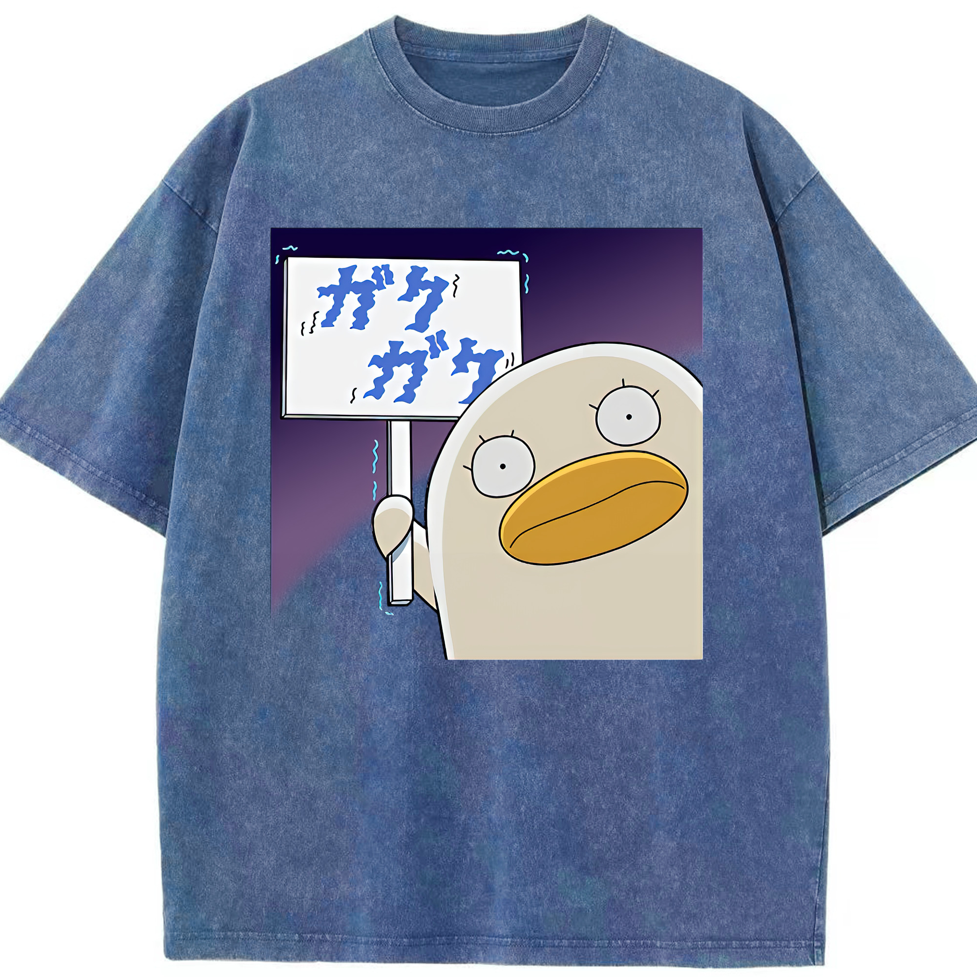 （画像用） ぎんたま 坂田銀時（さかたぎんとき） 神楽 志村新八（しむら しんぱち） GINTAMA Sakata Gintoki Kagura Shimura Shinpachi 綿100% ヴィンテージ風 半袖Tシャツ（フロントプリント）