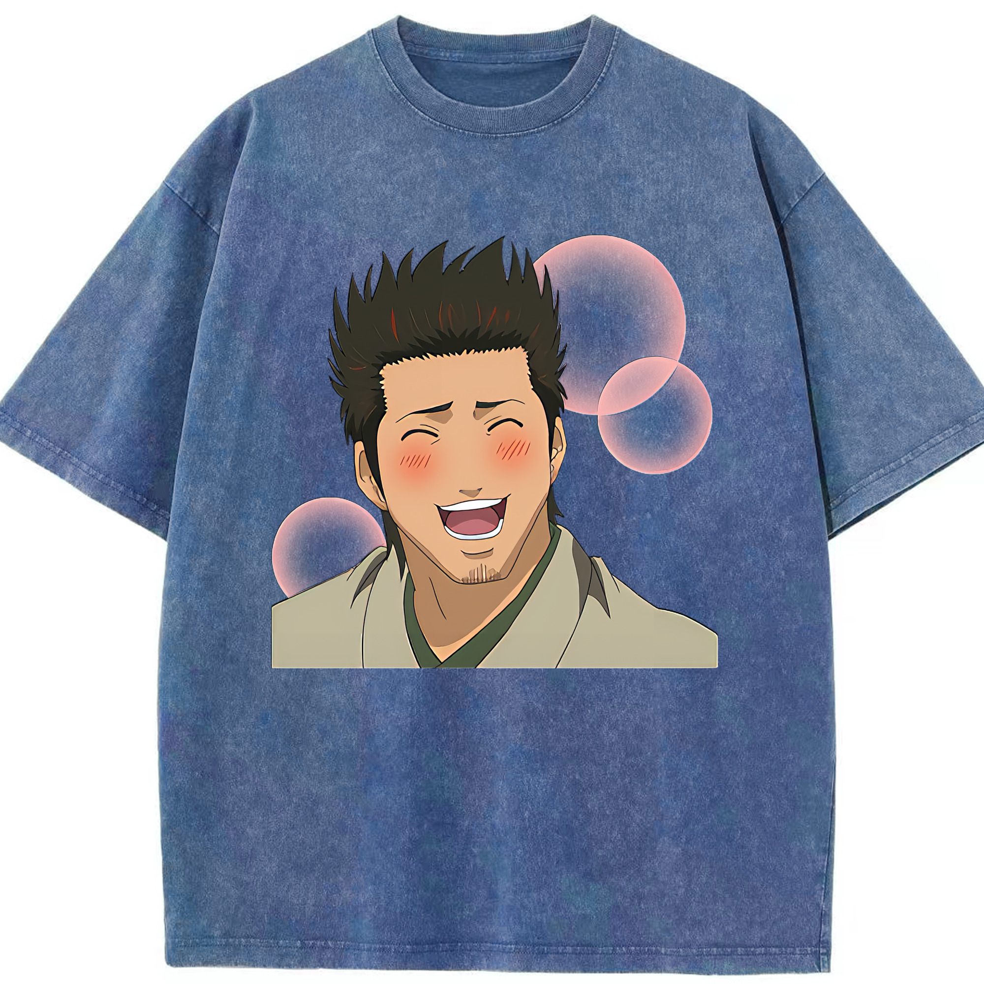（画像用） ぎんたま 坂田銀時（さかたぎんとき） 神楽 志村新八（しむら しんぱち） GINTAMA Sakata Gintoki Kagura Shimura Shinpachi 綿100% ヴィンテージ風 半袖Tシャツ（フロントプリント）