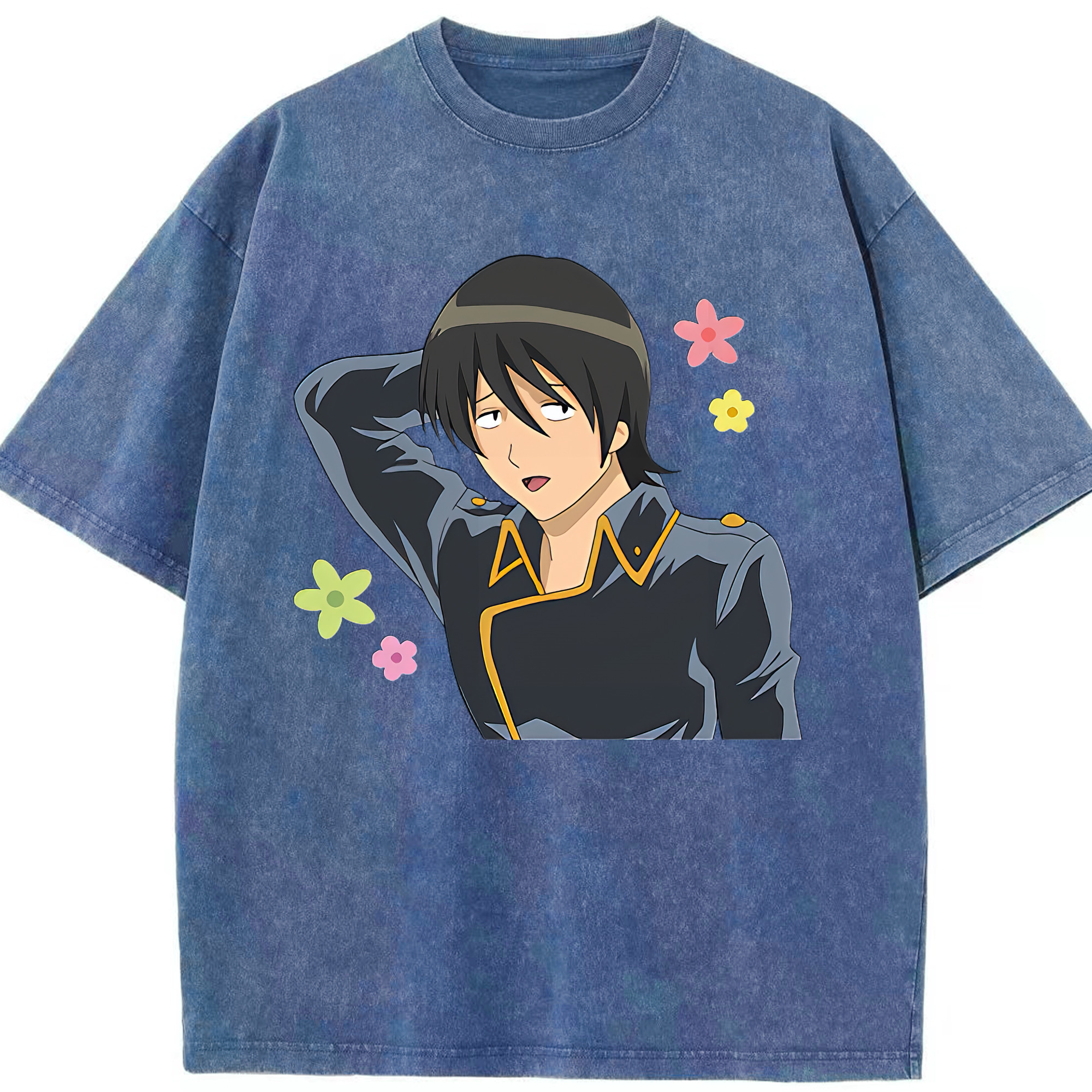 （画像用） ぎんたま 坂田銀時（さかたぎんとき） 神楽 志村新八（しむら しんぱち） GINTAMA Sakata Gintoki Kagura Shimura Shinpachi 綿100% ヴィンテージ風 半袖Tシャツ（フロントプリント）