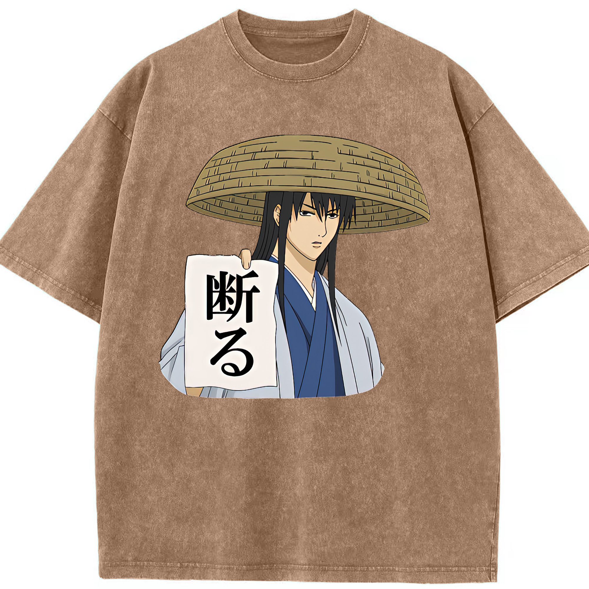 （画像用） ぎんたま 坂田銀時（さかたぎんとき） 神楽 志村新八（しむら しんぱち） GINTAMA Sakata Gintoki Kagura Shimura Shinpachi 綿100% ヴィンテージ風 半袖Tシャツ（フロントプリント）