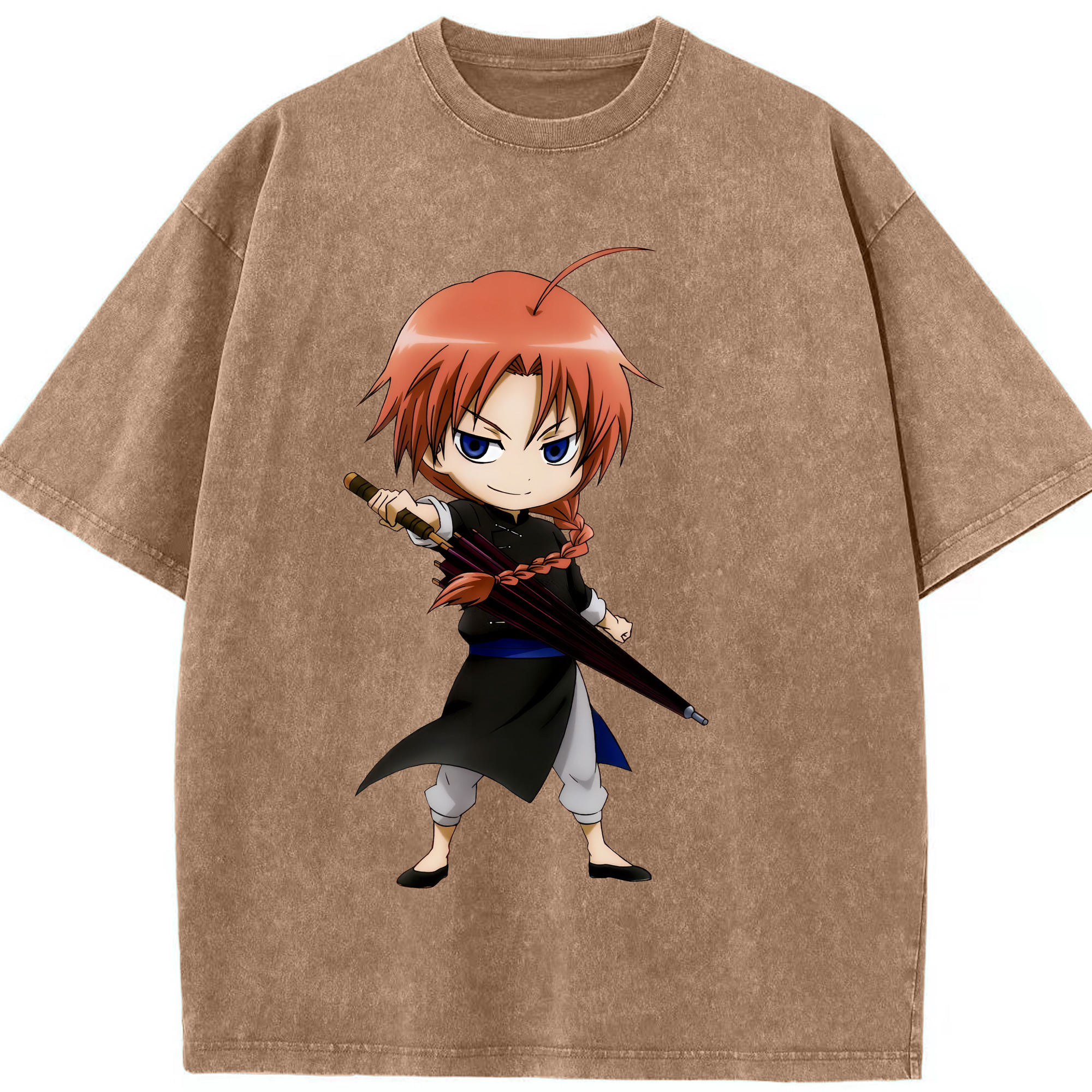 （画像用） ぎんたま 坂田銀時（さかたぎんとき） 神楽 志村新八（しむら しんぱち） GINTAMA Sakata Gintoki Kagura Shimura Shinpachi 綿100% ヴィンテージ風 半袖Tシャツ（フロントプリント）