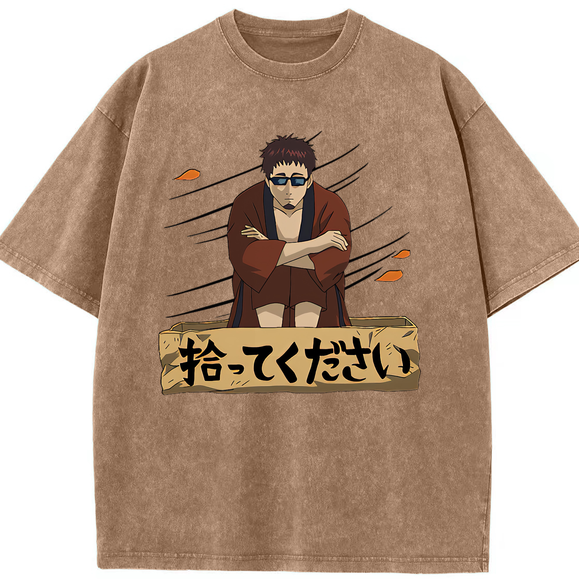 （画像用） ぎんたま 坂田銀時（さかたぎんとき） 神楽 志村新八（しむら しんぱち） GINTAMA Sakata Gintoki Kagura Shimura Shinpachi 綿100% ヴィンテージ風 半袖Tシャツ（フロントプリント）