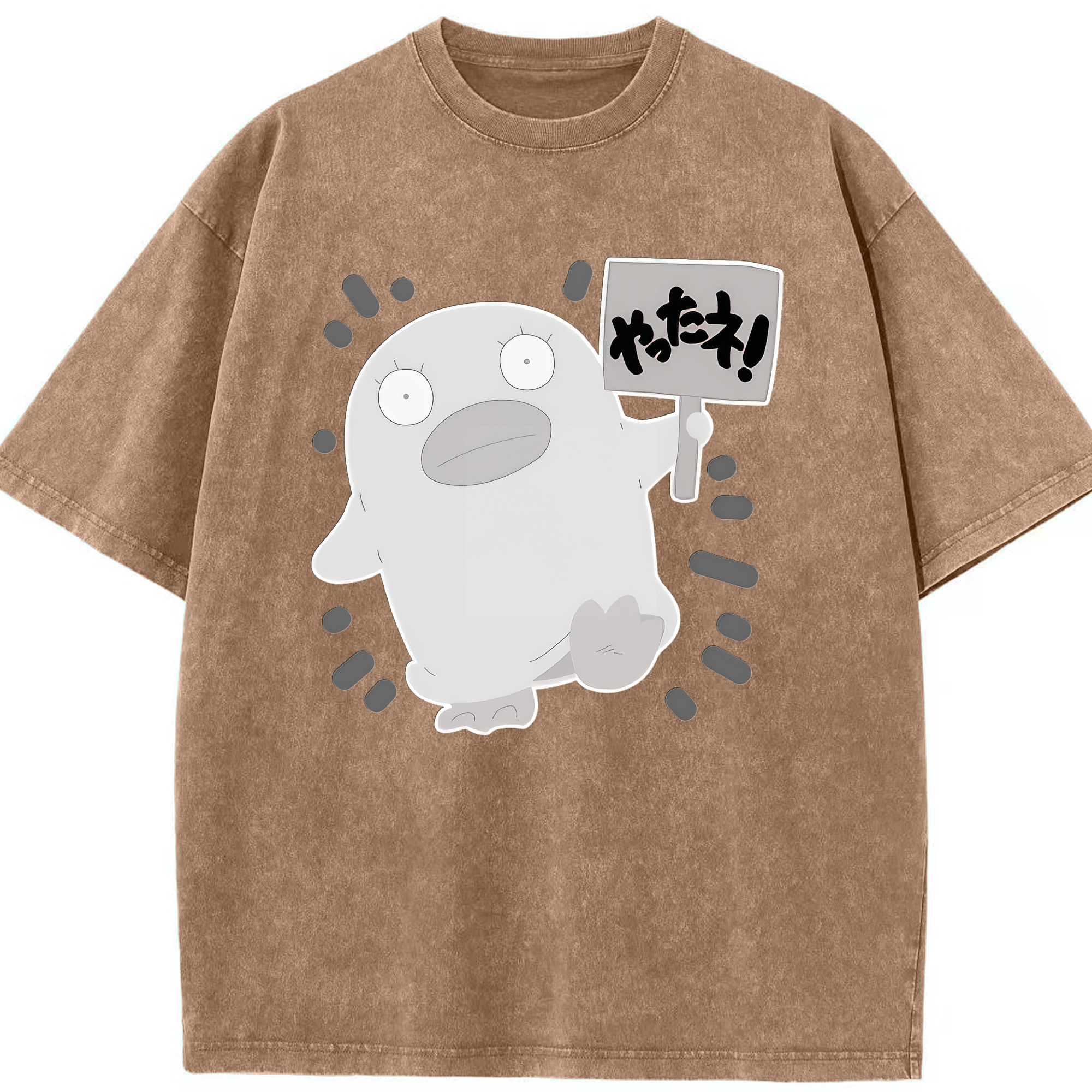 （画像用） ぎんたま 坂田銀時（さかたぎんとき） 神楽 志村新八（しむら しんぱち） GINTAMA Sakata Gintoki Kagura Shimura Shinpachi 綿100% ヴィンテージ風 半袖Tシャツ（フロントプリント）