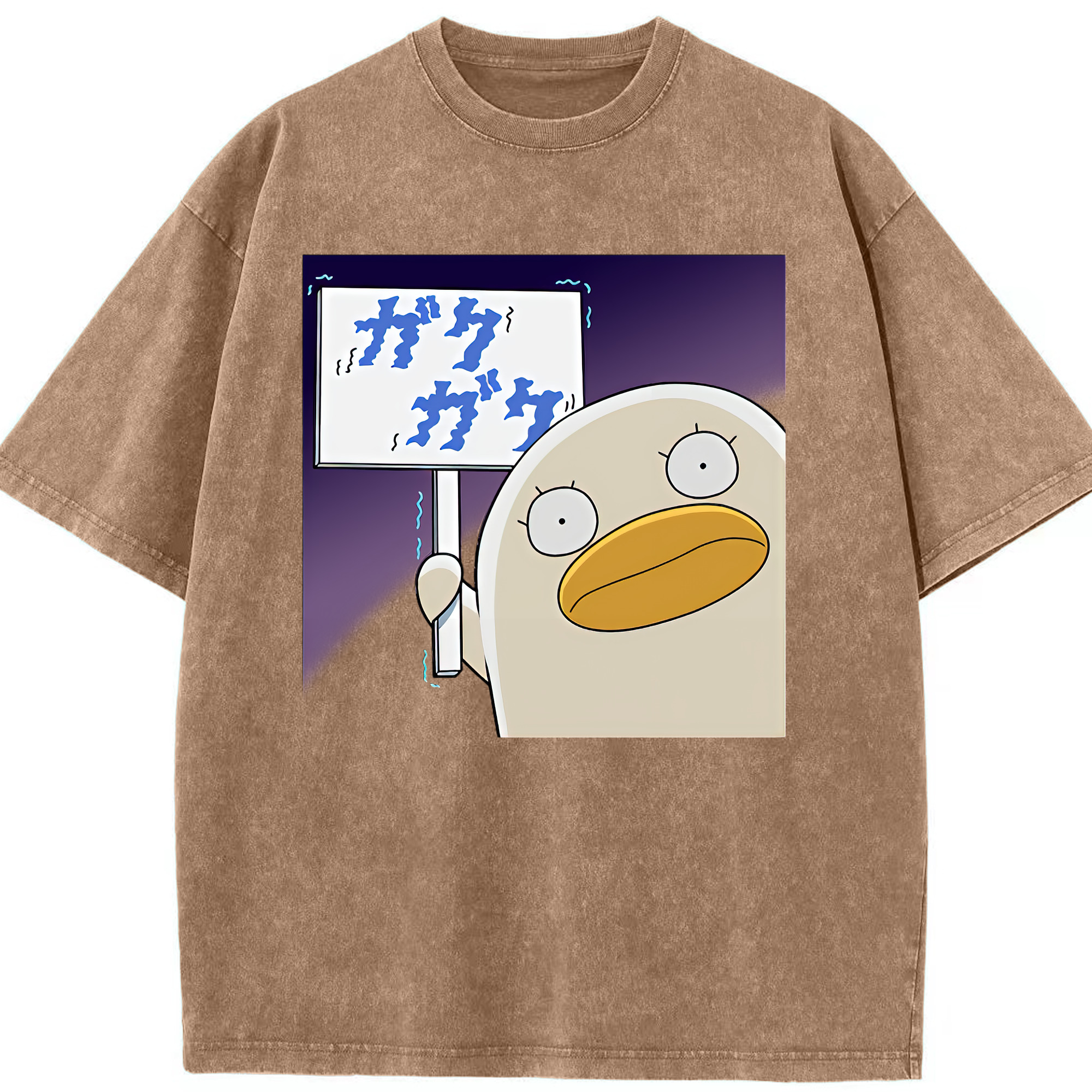 （画像用） ぎんたま 坂田銀時（さかたぎんとき） 神楽 志村新八（しむら しんぱち） GINTAMA Sakata Gintoki Kagura Shimura Shinpachi 綿100% ヴィンテージ風 半袖Tシャツ（フロントプリント）