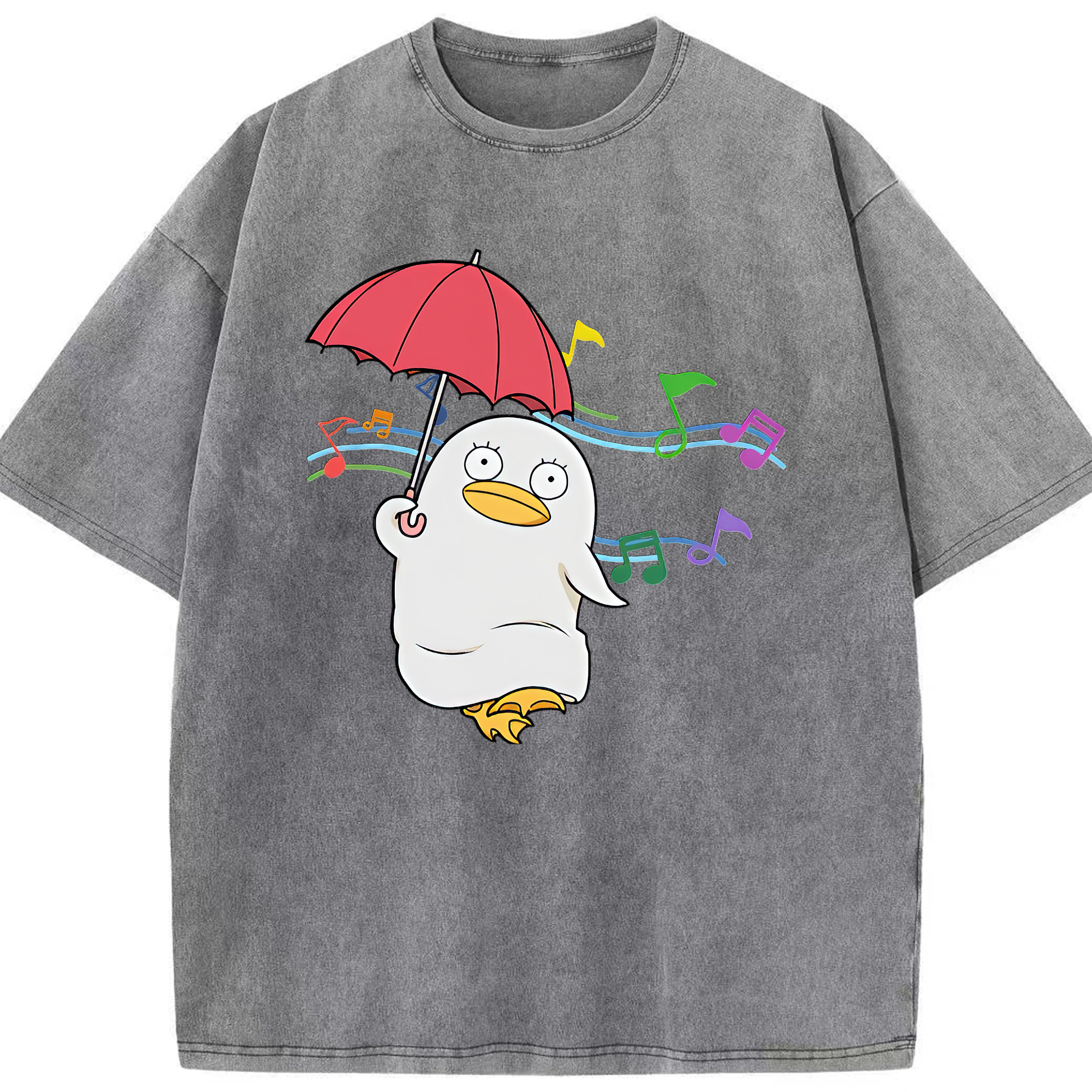 （画像用） ぎんたま 坂田銀時（さかたぎんとき） 神楽 志村新八（しむら しんぱち） GINTAMA Sakata Gintoki Kagura Shimura Shinpachi 綿100% ヴィンテージ風 半袖Tシャツ（フロントプリント）