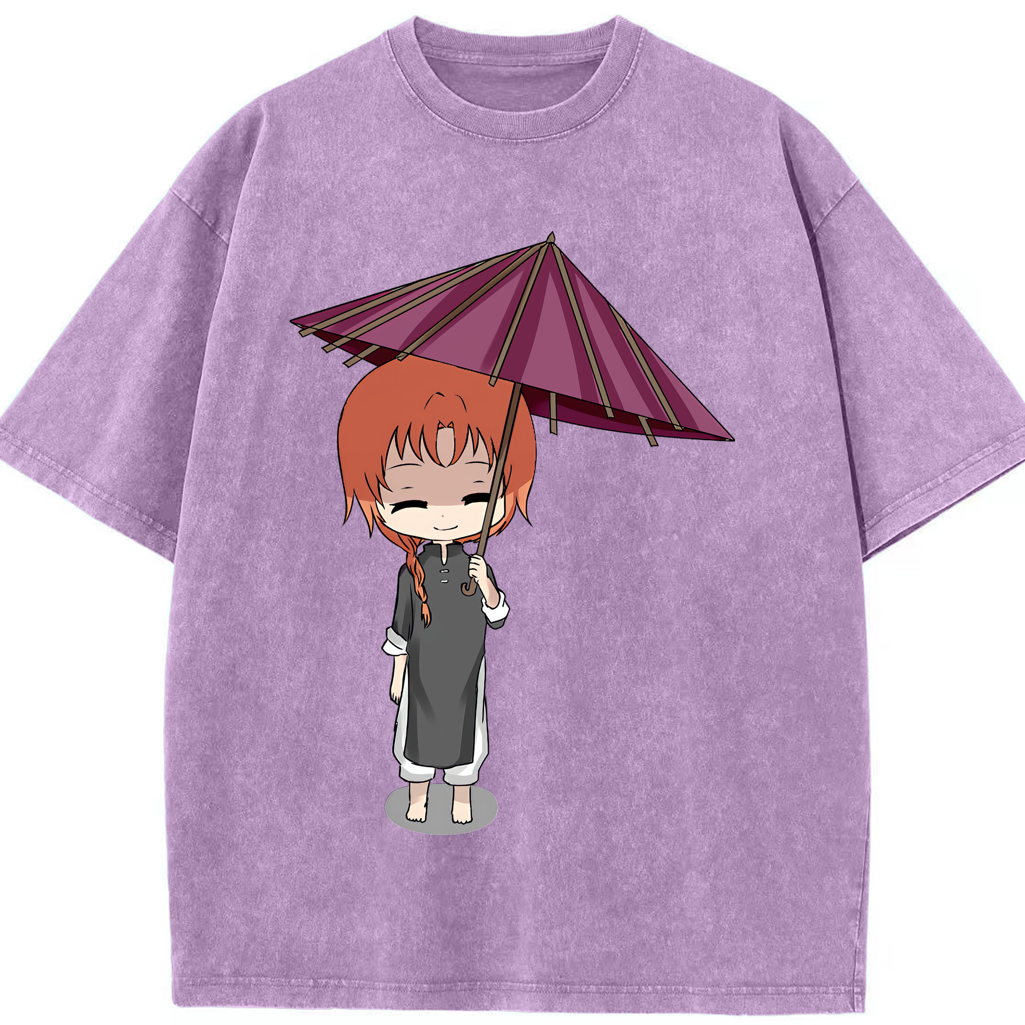（画像用） ぎんたま 坂田銀時（さかたぎんとき） 神楽 志村新八（しむら しんぱち） GINTAMA Sakata Gintoki Kagura Shimura Shinpachi 綿100% ヴィンテージ風 半袖Tシャツ（フロントプリント）