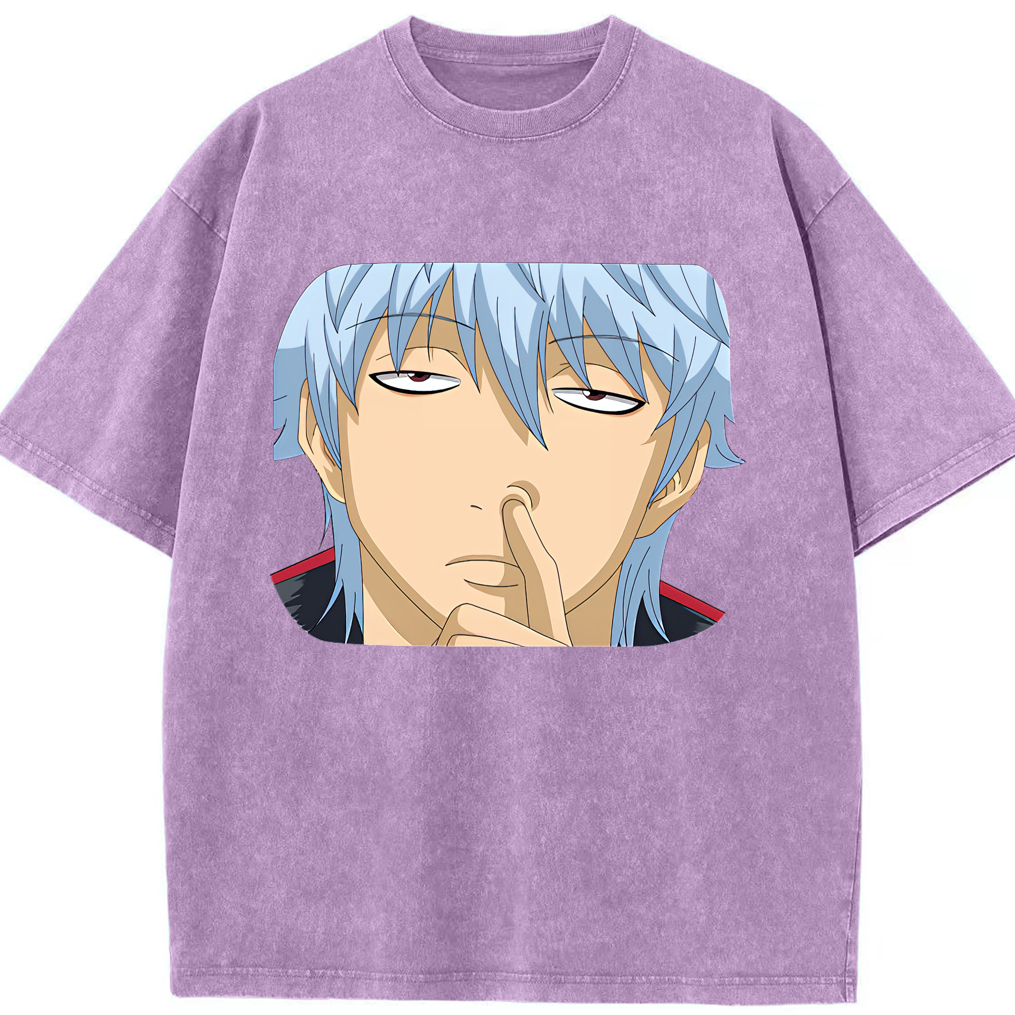 （画像用） ぎんたま 坂田銀時（さかたぎんとき） 神楽 志村新八（しむら しんぱち） GINTAMA Sakata Gintoki Kagura Shimura Shinpachi 綿100% ヴィンテージ風 半袖Tシャツ（フロントプリント）