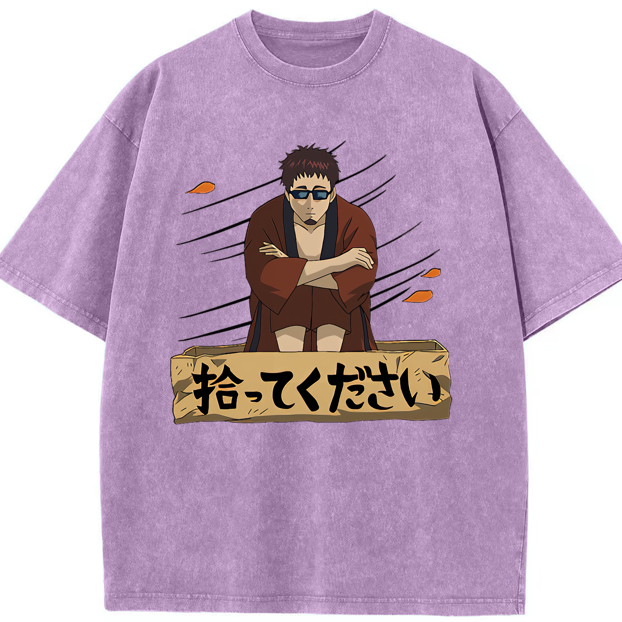 （画像用） ぎんたま 坂田銀時（さかたぎんとき） 神楽 志村新八（しむら しんぱち） GINTAMA Sakata Gintoki Kagura Shimura Shinpachi 綿100% ヴィンテージ風 半袖Tシャツ（フロントプリント）