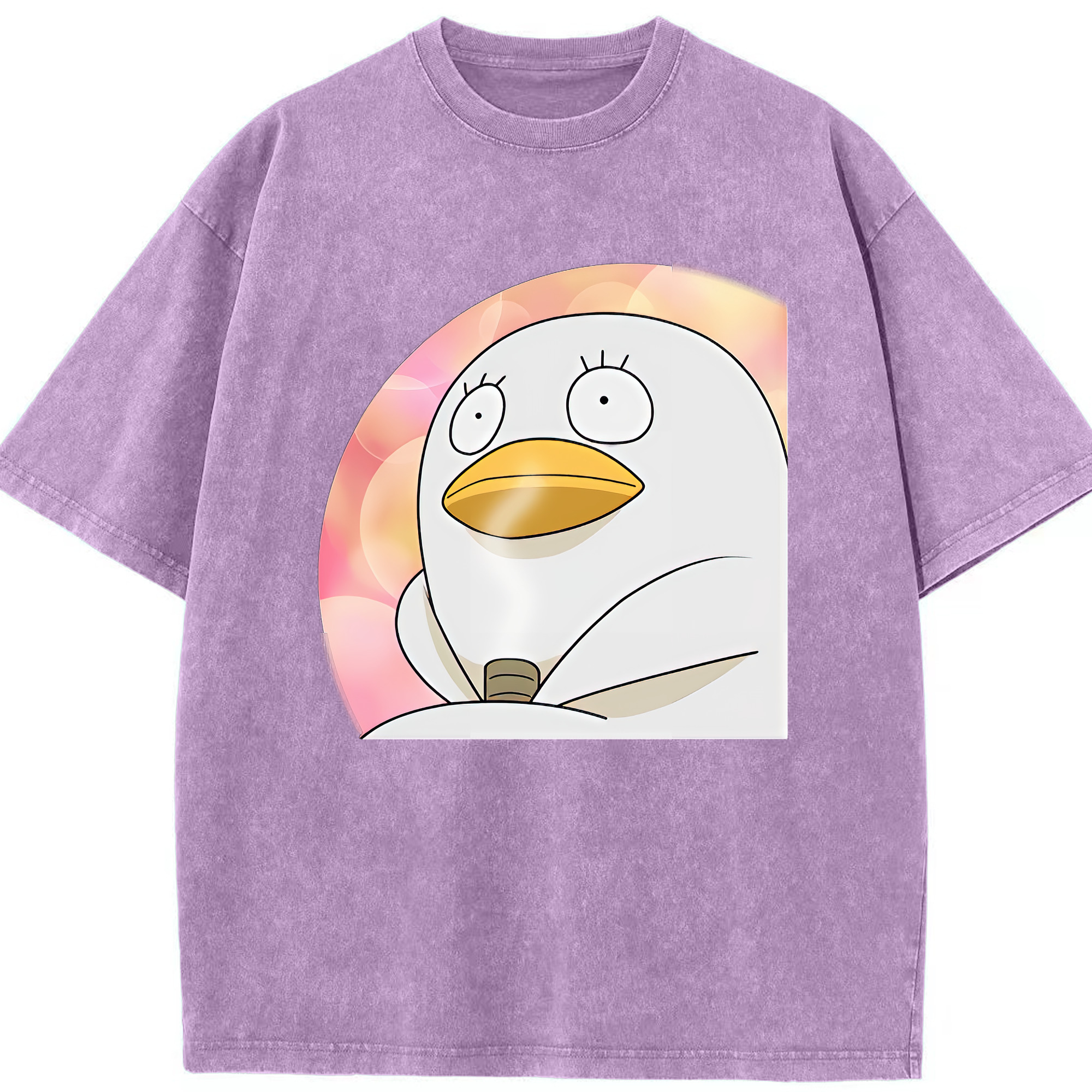 （画像用） ぎんたま 坂田銀時（さかたぎんとき） 神楽 志村新八（しむら しんぱち） GINTAMA Sakata Gintoki Kagura Shimura Shinpachi 綿100% ヴィンテージ風 半袖Tシャツ（フロントプリント）
