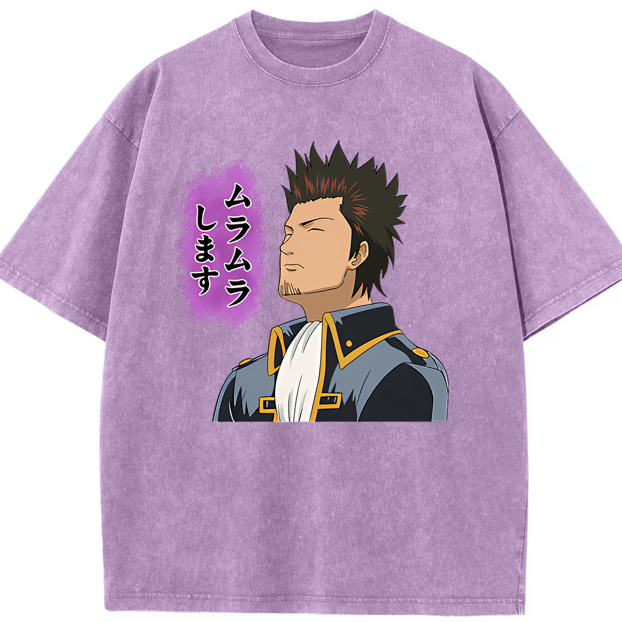 （画像用） ぎんたま 坂田銀時（さかたぎんとき） 神楽 志村新八（しむら しんぱち） GINTAMA Sakata Gintoki Kagura Shimura Shinpachi 綿100% ヴィンテージ風 半袖Tシャツ（フロントプリント）