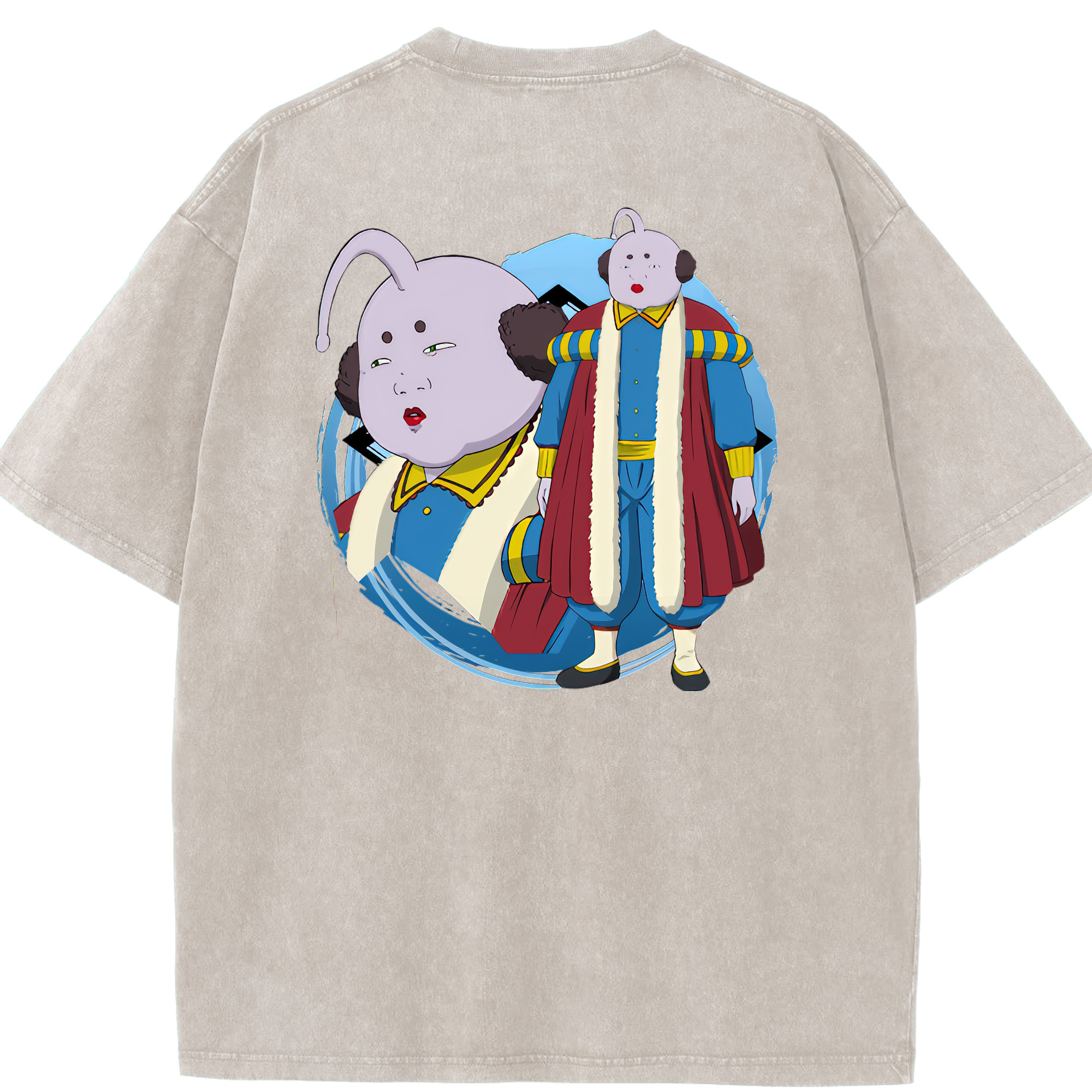 （画像用） ぎんたま 坂田銀時（さかたぎんとき） 神楽 志村新八（しむら しんぱち） GINTAMA Sakata Gintoki Kagura Shimura Shinpachi 綿100% ヴィンテージ風 半袖Tシャツ（背面プリント）