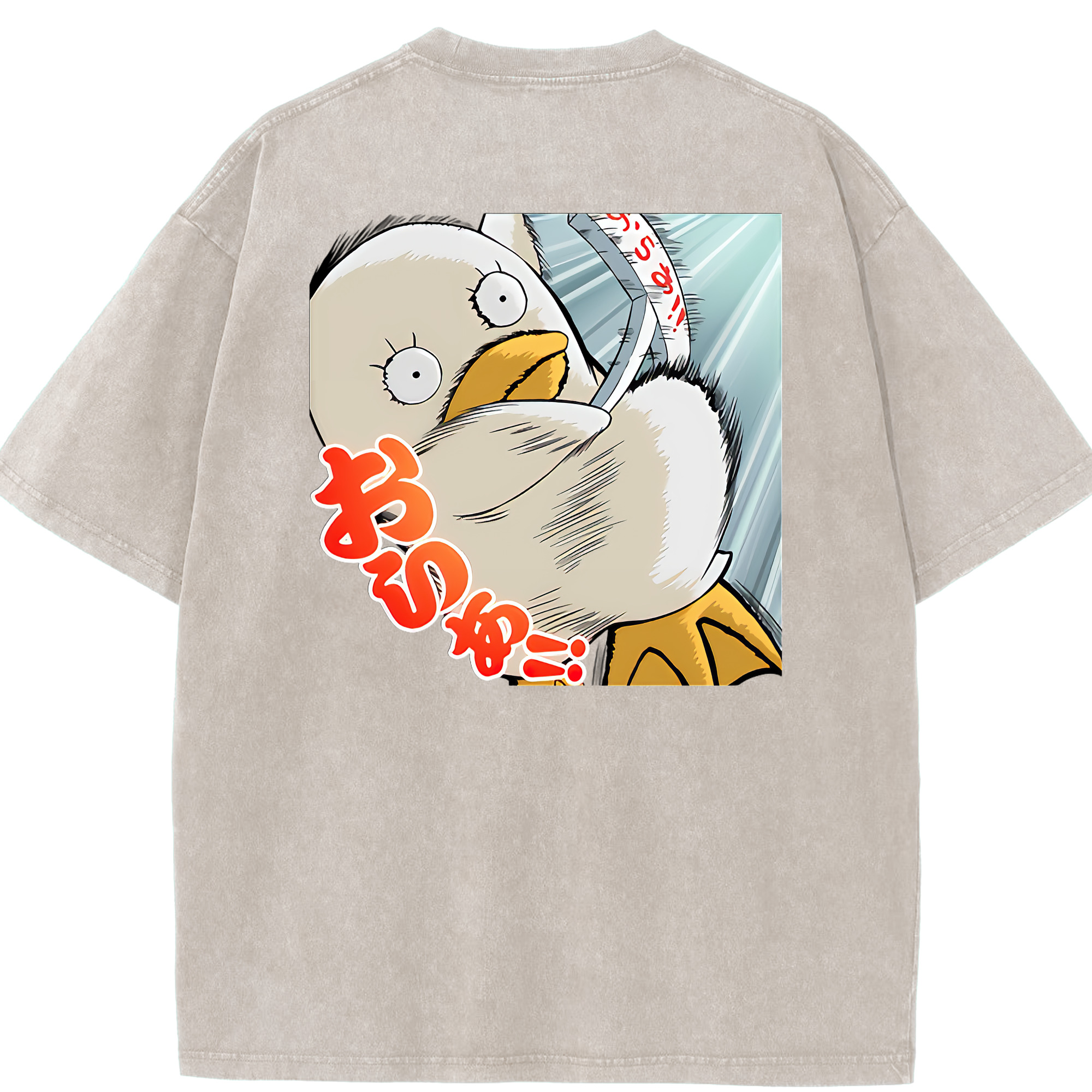 （画像用） ぎんたま 坂田銀時（さかたぎんとき） 神楽 志村新八（しむら しんぱち） GINTAMA Sakata Gintoki Kagura Shimura Shinpachi 綿100% ヴィンテージ風 半袖Tシャツ（背面プリント）