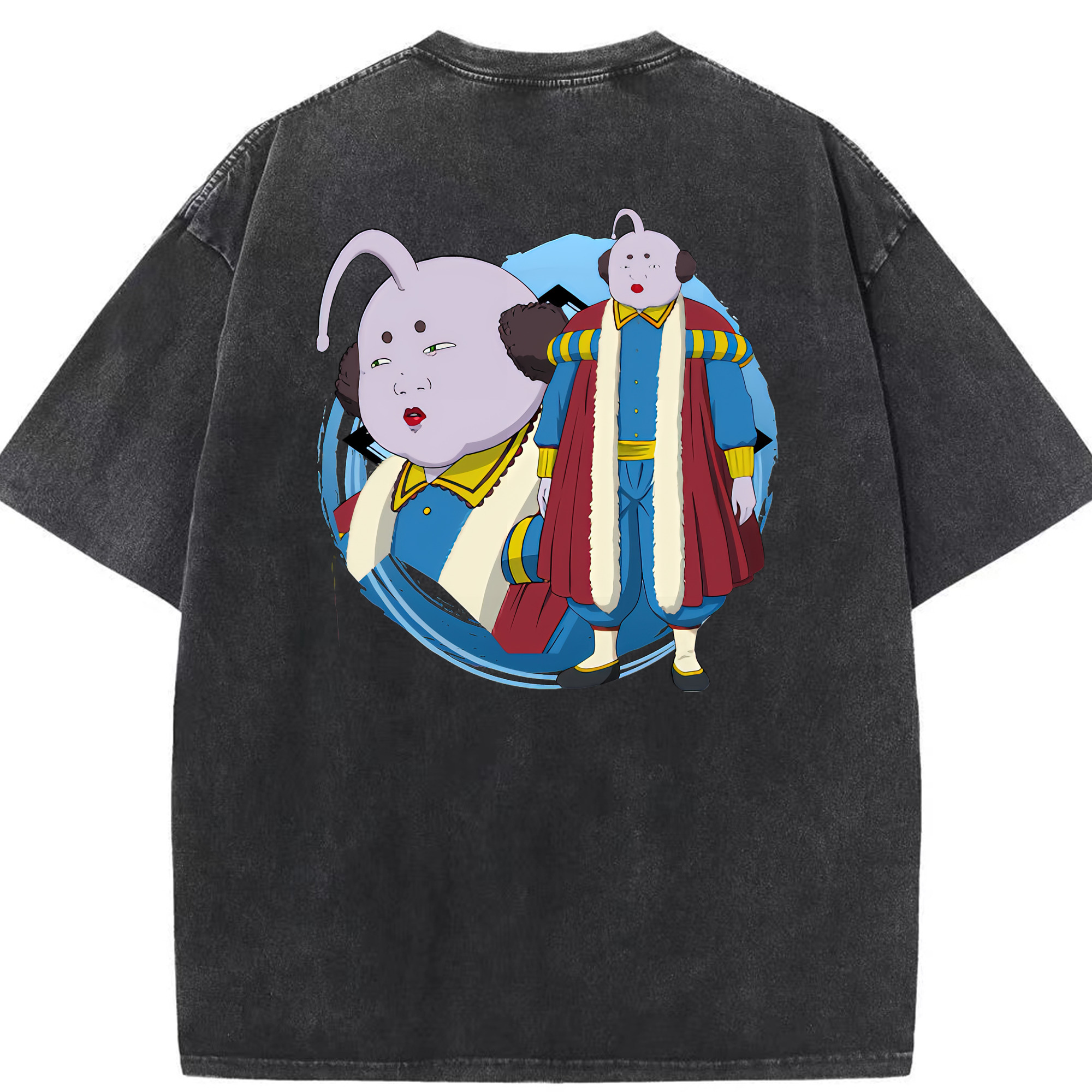 （画像用） ぎんたま 坂田銀時（さかたぎんとき） 神楽 志村新八（しむら しんぱち） GINTAMA Sakata Gintoki Kagura Shimura Shinpachi 綿100% ヴィンテージ風 半袖Tシャツ（背面プリント）
