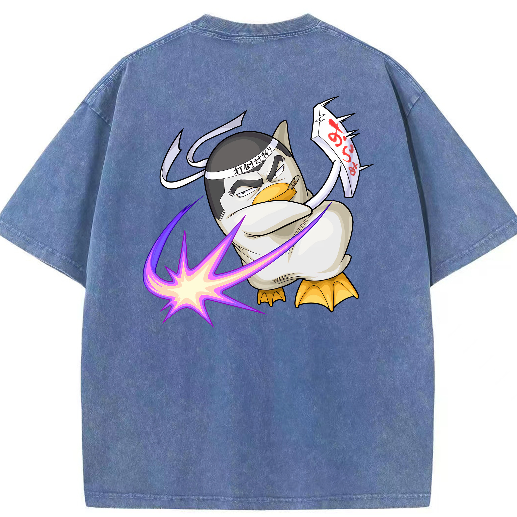 （画像用） ぎんたま 坂田銀時（さかたぎんとき） 神楽 志村新八（しむら しんぱち） GINTAMA Sakata Gintoki Kagura Shimura Shinpachi 綿100% ヴィンテージ風 半袖Tシャツ（背面プリント）