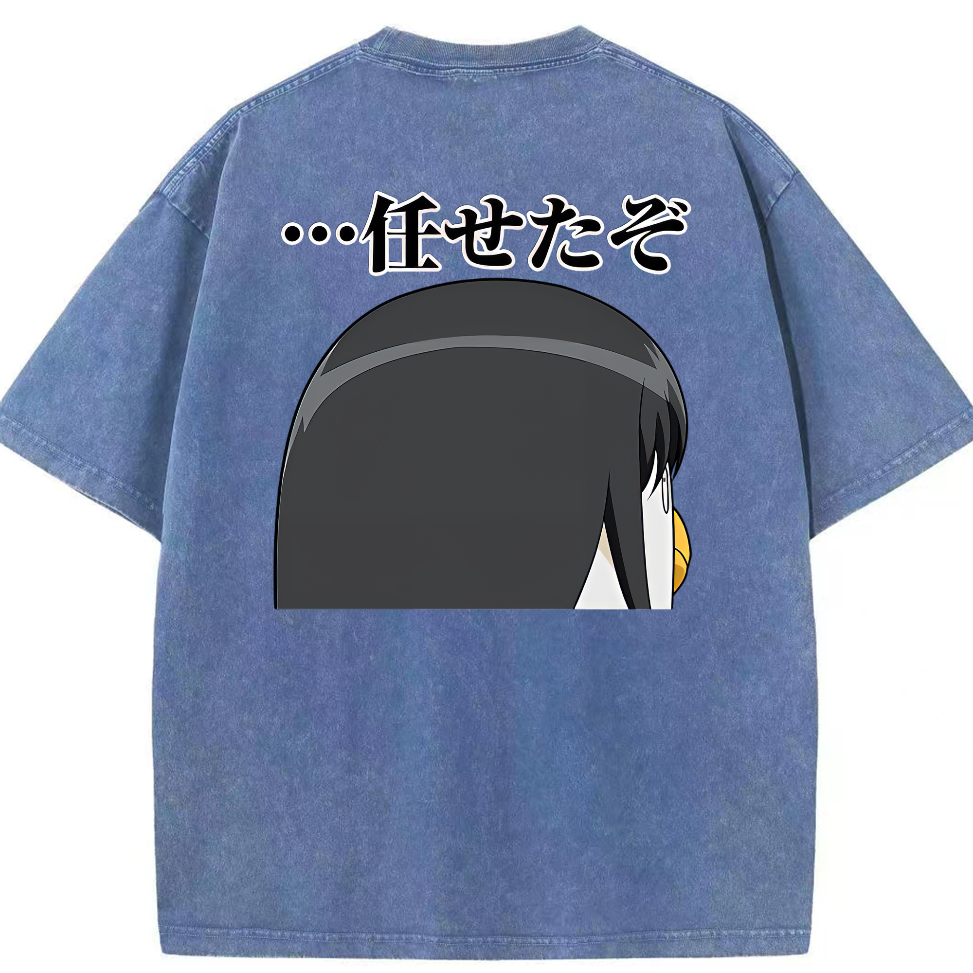 （画像用） ぎんたま 坂田銀時（さかたぎんとき） 神楽 志村新八（しむら しんぱち） GINTAMA Sakata Gintoki Kagura Shimura Shinpachi 綿100% ヴィンテージ風 半袖Tシャツ（背面プリント）