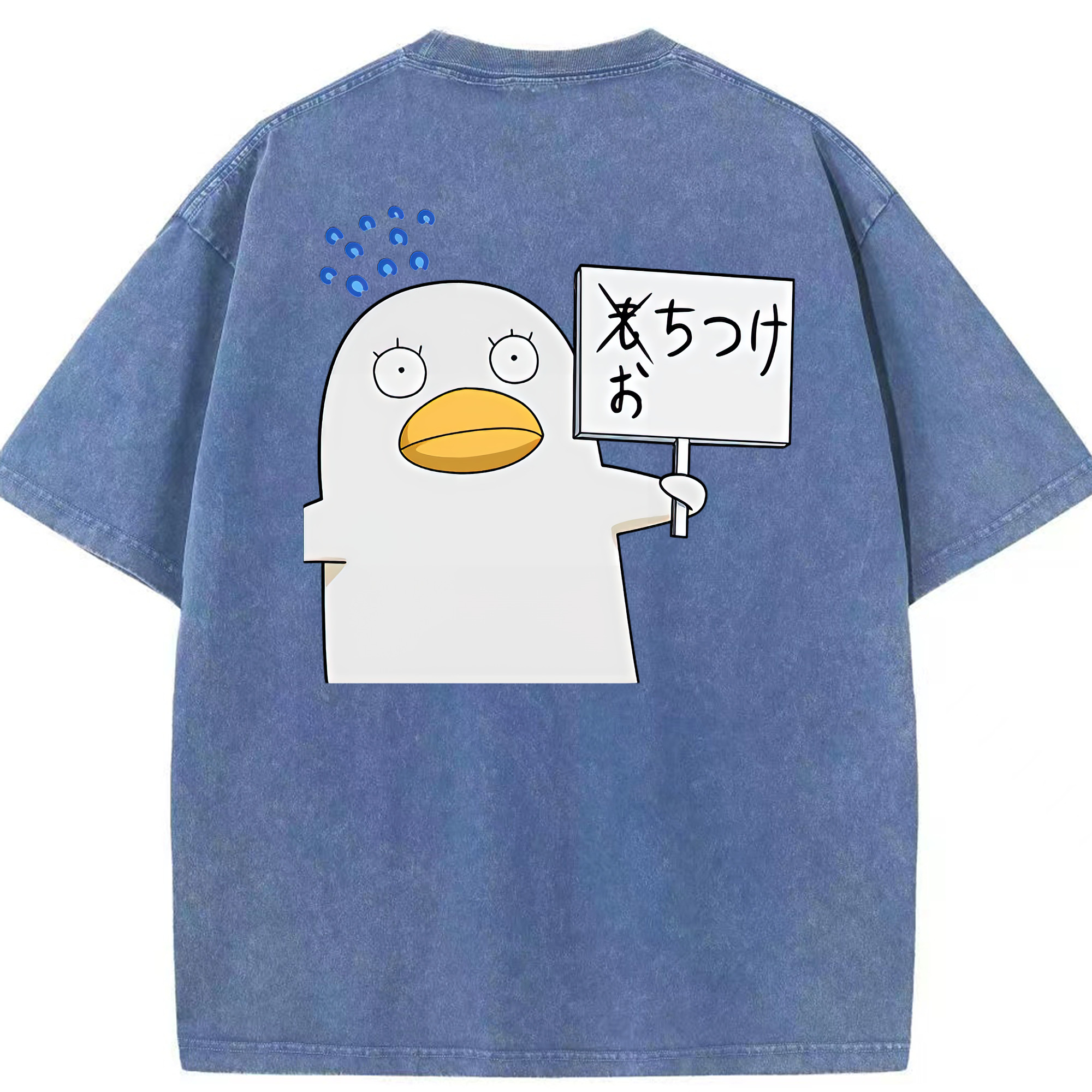 （画像用） ぎんたま 坂田銀時（さかたぎんとき） 神楽 志村新八（しむら しんぱち） GINTAMA Sakata Gintoki Kagura Shimura Shinpachi 綿100% ヴィンテージ風 半袖Tシャツ（背面プリント）