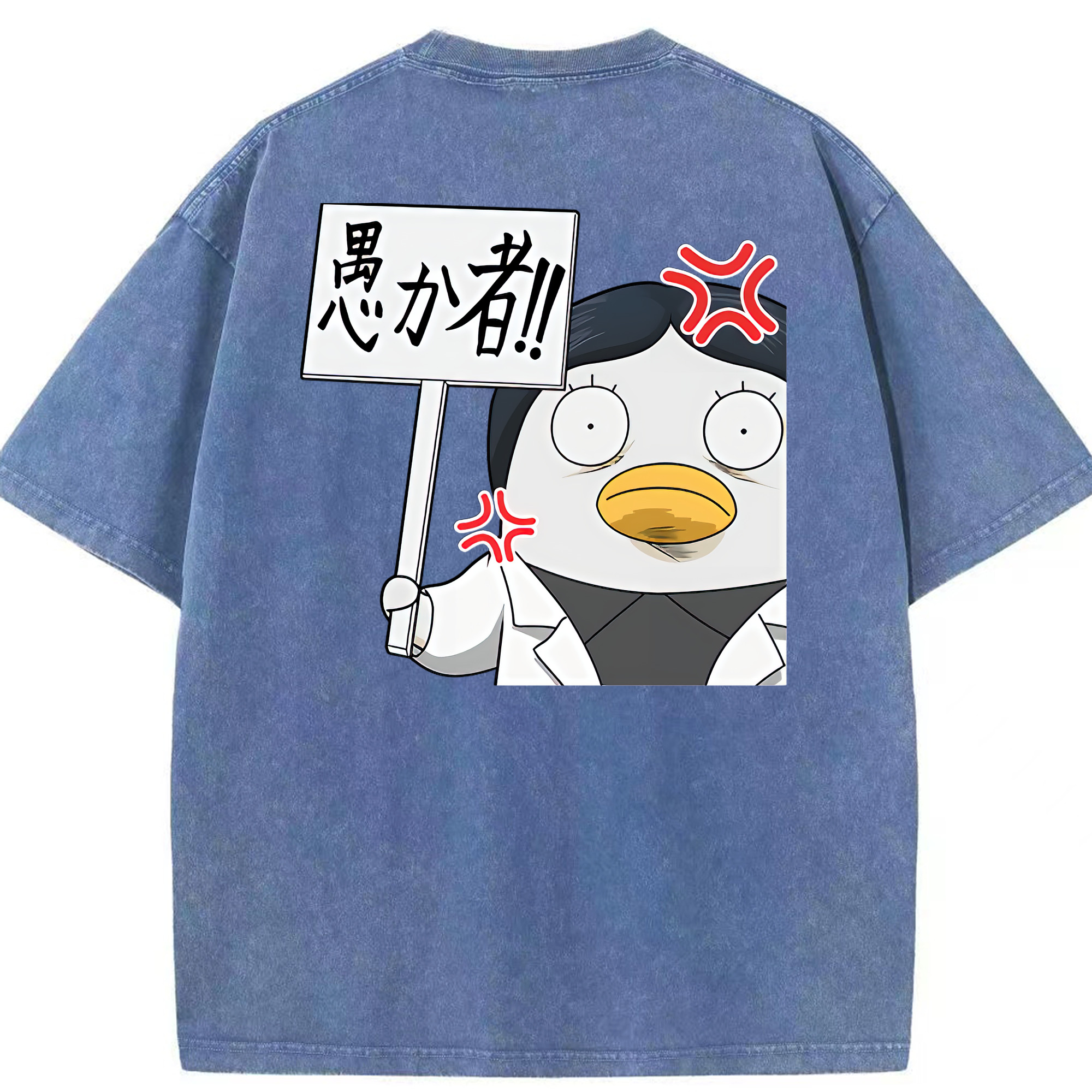 （画像用） ぎんたま 坂田銀時（さかたぎんとき） 神楽 志村新八（しむら しんぱち） GINTAMA Sakata Gintoki Kagura Shimura Shinpachi 綿100% ヴィンテージ風 半袖Tシャツ（背面プリント）