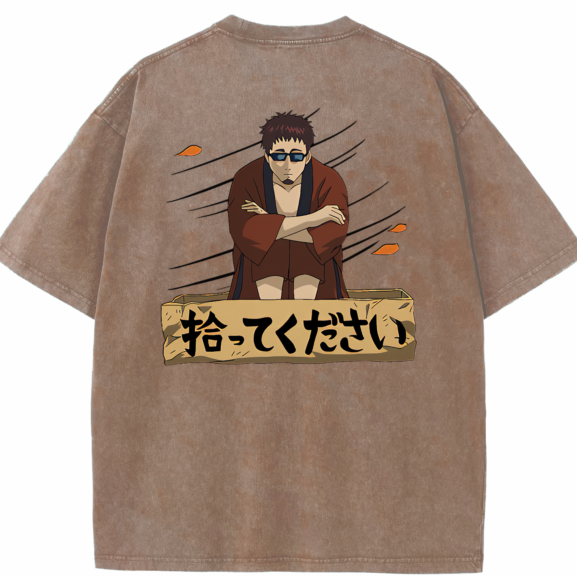 （画像用） ぎんたま 坂田銀時（さかたぎんとき） 神楽 志村新八（しむら しんぱち） GINTAMA Sakata Gintoki Kagura Shimura Shinpachi 綿100% ヴィンテージ風 半袖Tシャツ（背面プリント）