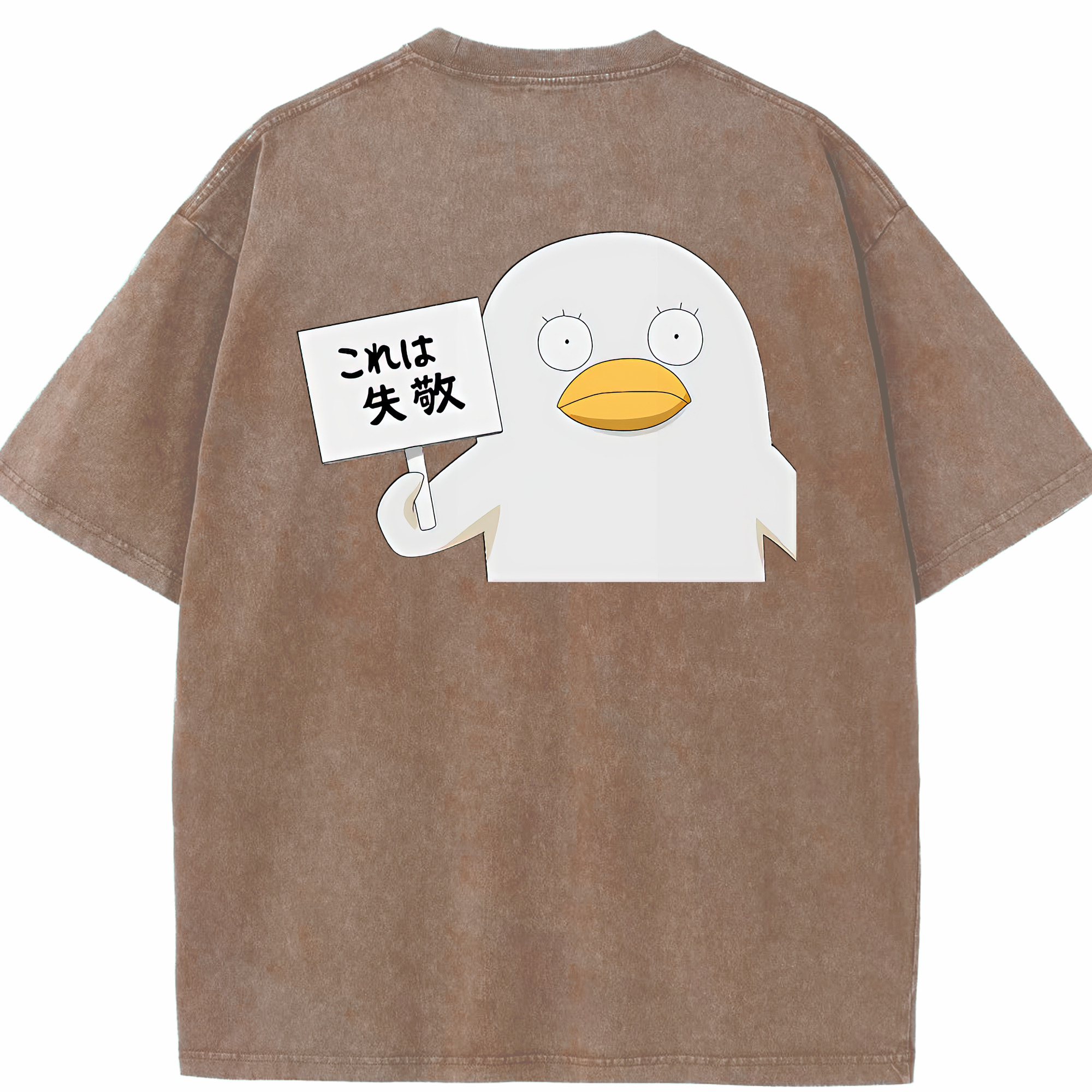 （画像用） ぎんたま 坂田銀時（さかたぎんとき） 神楽 志村新八（しむら しんぱち） GINTAMA Sakata Gintoki Kagura Shimura Shinpachi 綿100% ヴィンテージ風 半袖Tシャツ（背面プリント）
