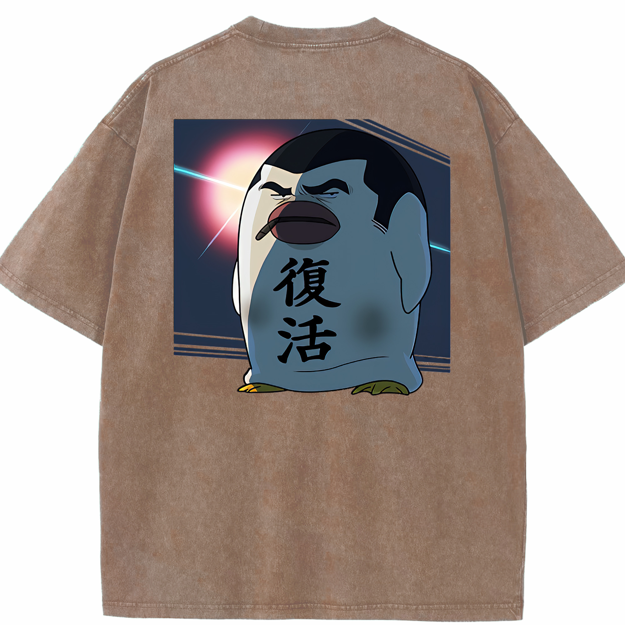 （画像用） ぎんたま 坂田銀時（さかたぎんとき） 神楽 志村新八（しむら しんぱち） GINTAMA Sakata Gintoki Kagura Shimura Shinpachi 綿100% ヴィンテージ風 半袖Tシャツ（背面プリント）