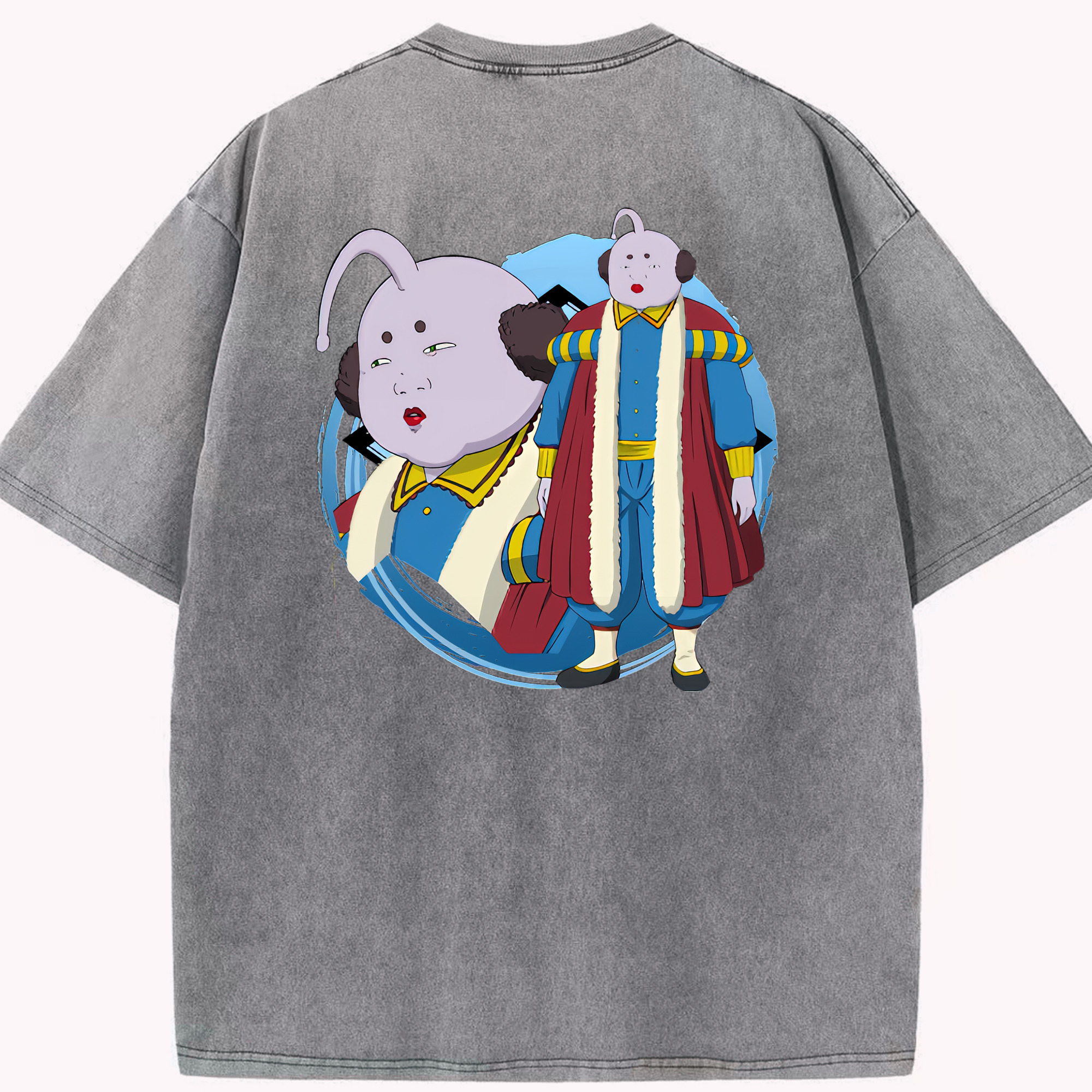 （画像用） ぎんたま 坂田銀時（さかたぎんとき） 神楽 志村新八（しむら しんぱち） GINTAMA Sakata Gintoki Kagura Shimura Shinpachi 綿100% ヴィンテージ風 半袖Tシャツ（背面プリント）