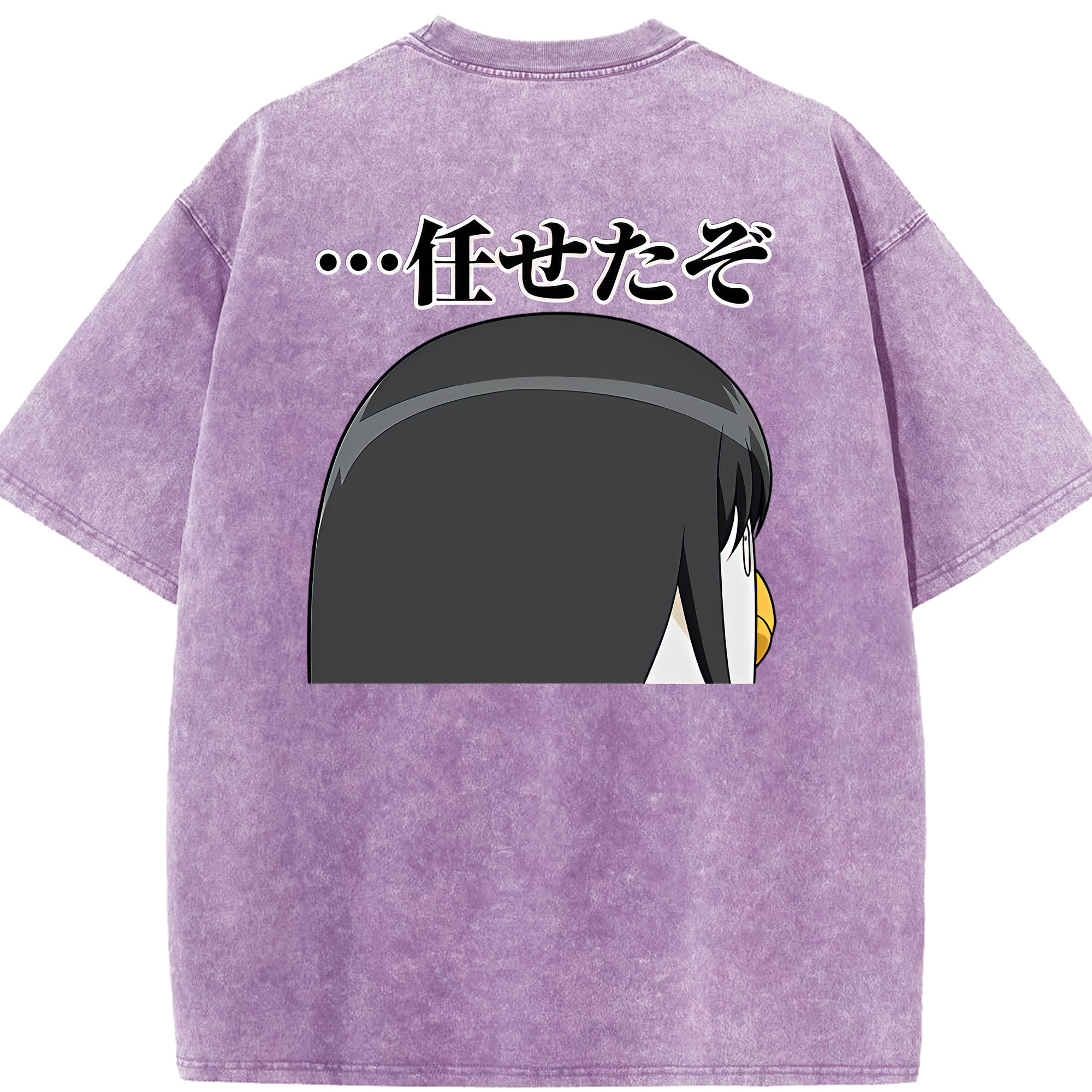 （画像用） ぎんたま 坂田銀時（さかたぎんとき） 神楽 志村新八（しむら しんぱち） GINTAMA Sakata Gintoki Kagura Shimura Shinpachi 綿100% ヴィンテージ風 半袖Tシャツ（背面プリント）