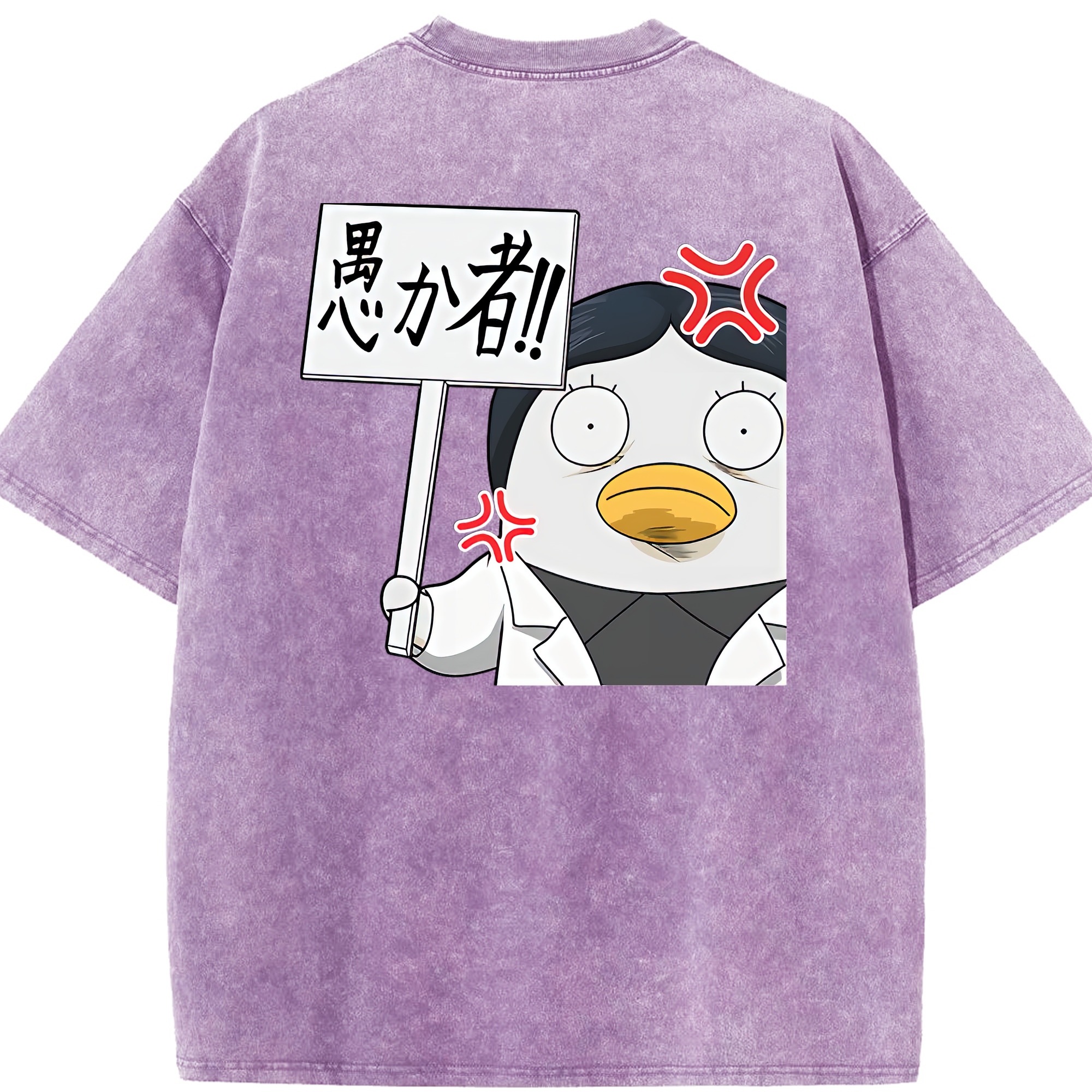 （画像用） ぎんたま 坂田銀時（さかたぎんとき） 神楽 志村新八（しむら しんぱち） GINTAMA Sakata Gintoki Kagura Shimura Shinpachi 綿100% ヴィンテージ風 半袖Tシャツ（背面プリント）