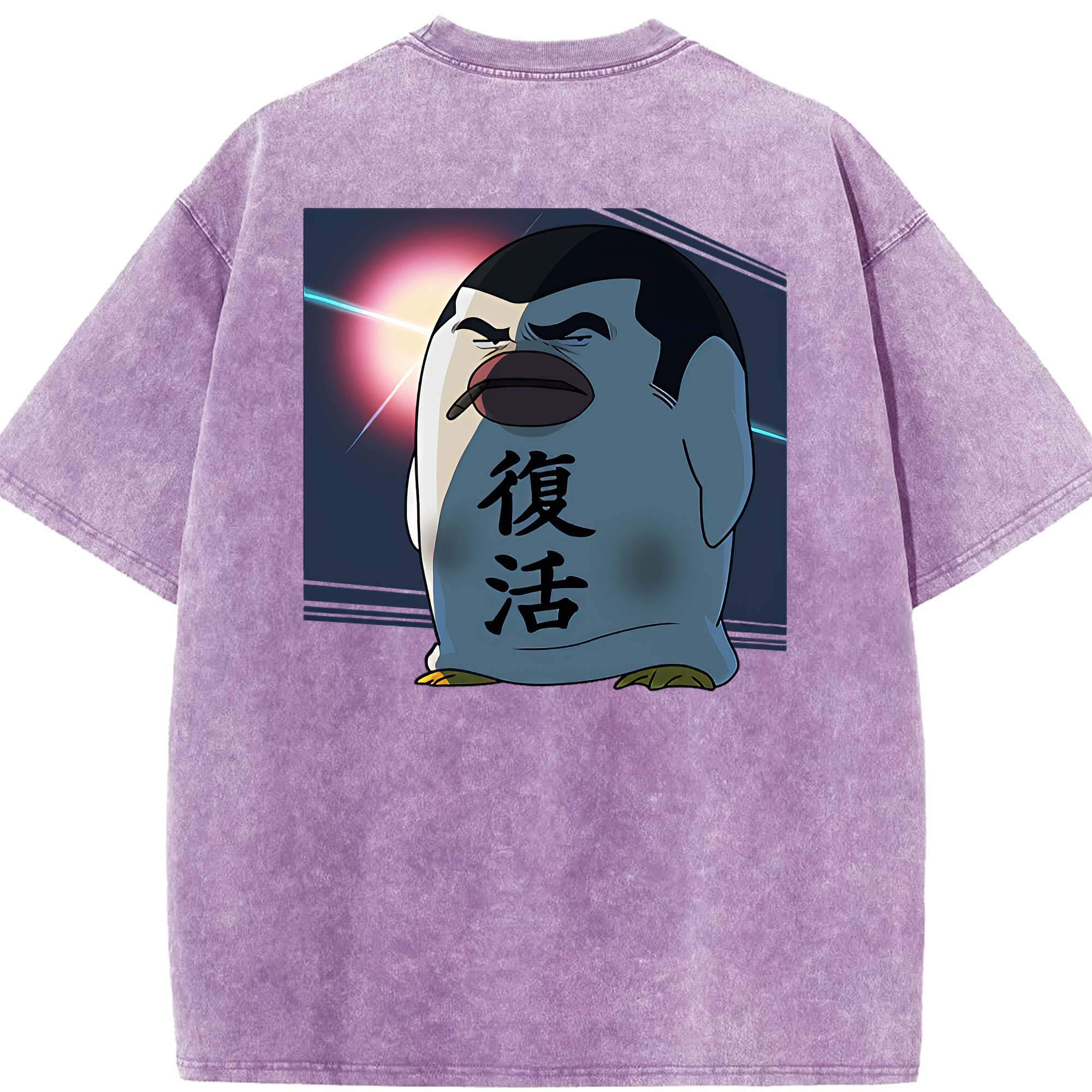 （画像用） ぎんたま 坂田銀時（さかたぎんとき） 神楽 志村新八（しむら しんぱち） GINTAMA Sakata Gintoki Kagura Shimura Shinpachi 綿100% ヴィンテージ風 半袖Tシャツ（背面プリント）
