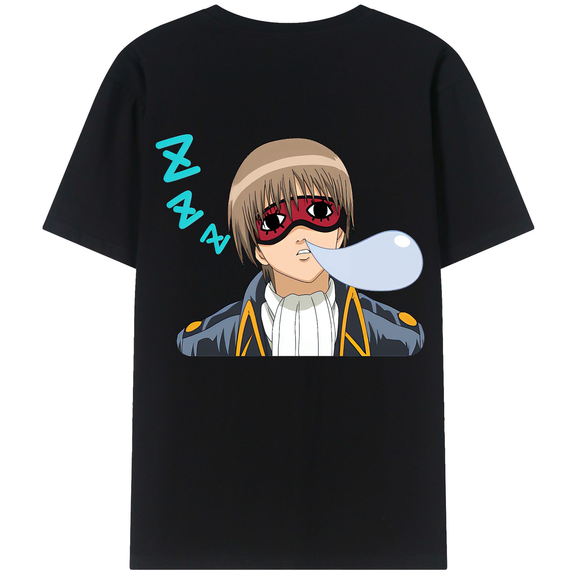 （画像用） ぎんたま 坂田銀時（さかたぎんとき） 神楽 志村新八（しむら しんぱち） GINTAMA Sakata Gintoki Kagura Shimura Shinpachi 綿100％ メンズ半袖Tシャツ（バックプリント） 通気性