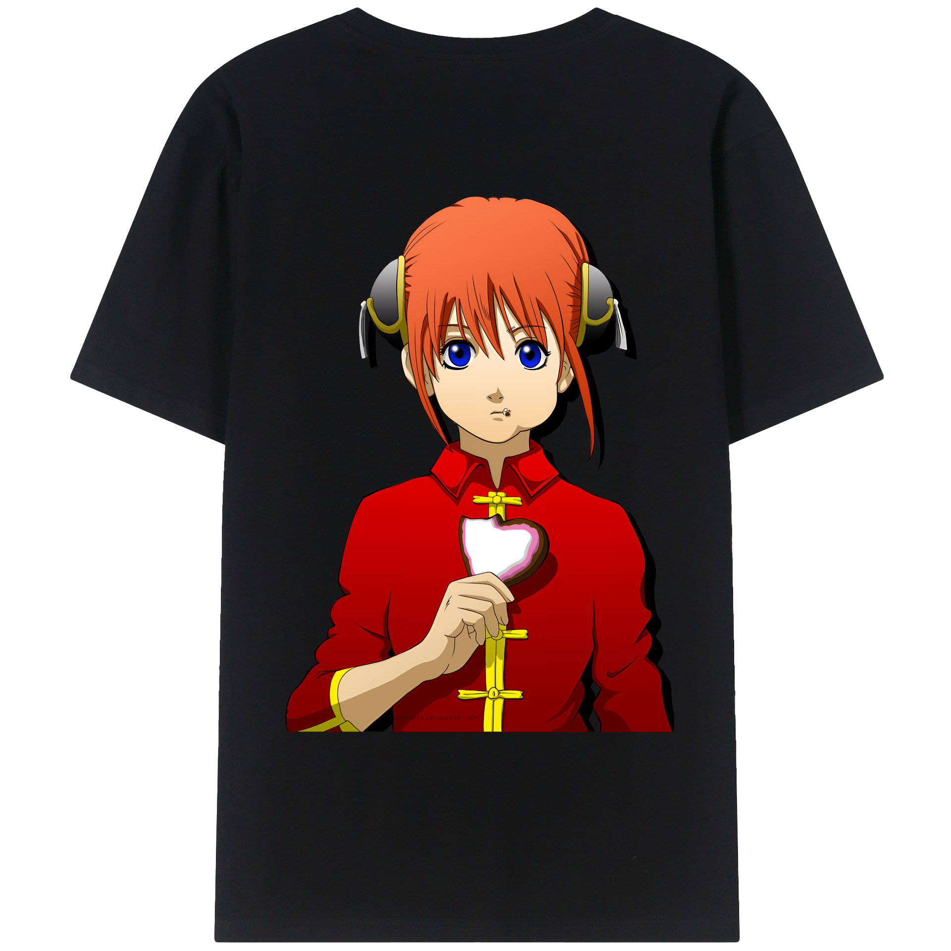 （画像用） ぎんたま 坂田銀時（さかたぎんとき） 神楽 志村新八（しむら しんぱち） GINTAMA Sakata Gintoki Kagura Shimura Shinpachi 綿100％ メンズ半袖Tシャツ（バックプリント） 通気性