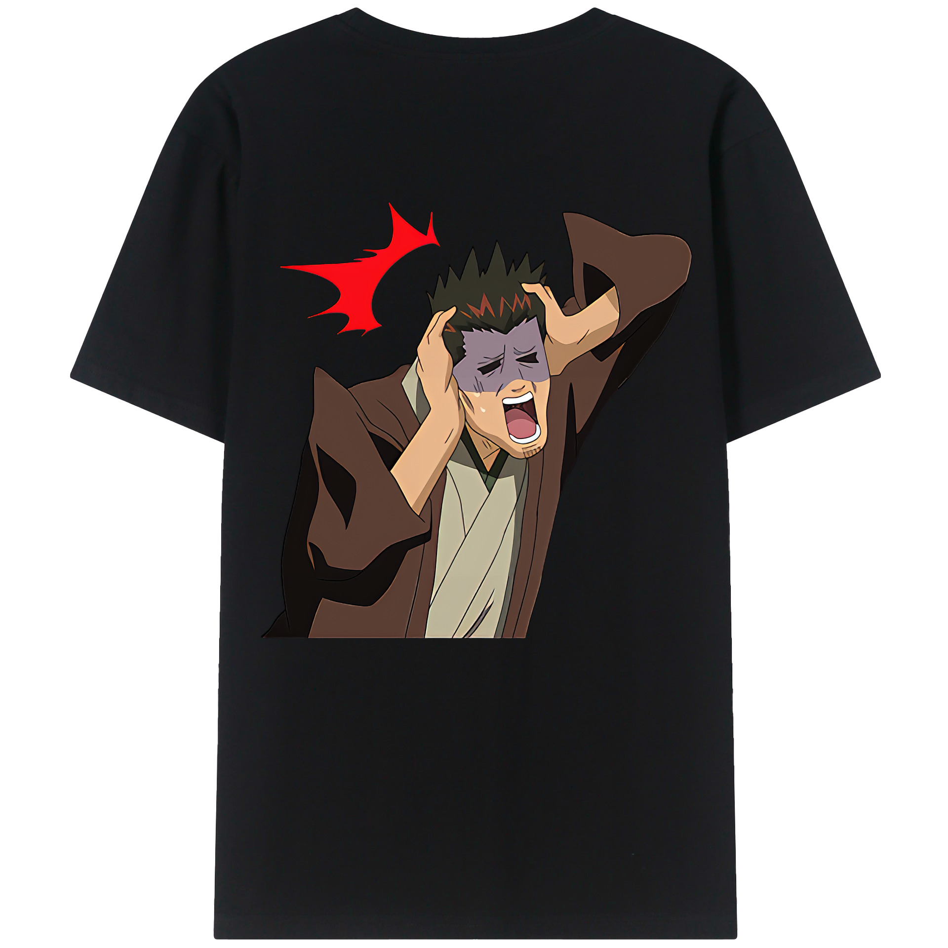 （画像用） ぎんたま 坂田銀時（さかたぎんとき） 神楽 志村新八（しむら しんぱち） GINTAMA Sakata Gintoki Kagura Shimura Shinpachi 綿100％ メンズ半袖Tシャツ（バックプリント） 通気性