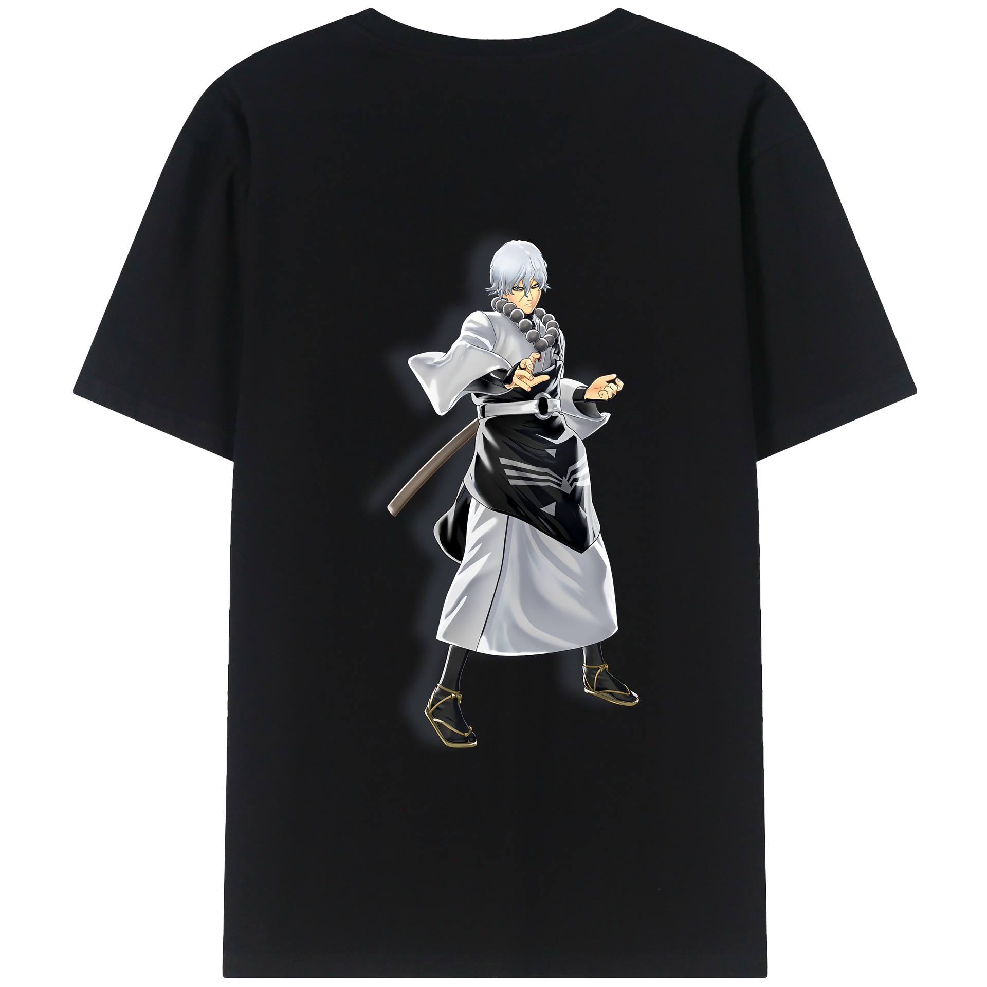 （画像用） ぎんたま 坂田銀時（さかたぎんとき） 神楽 志村新八（しむら しんぱち） GINTAMA Sakata Gintoki Kagura Shimura Shinpachi 綿100％ メンズ半袖Tシャツ（バックプリント） 通気性