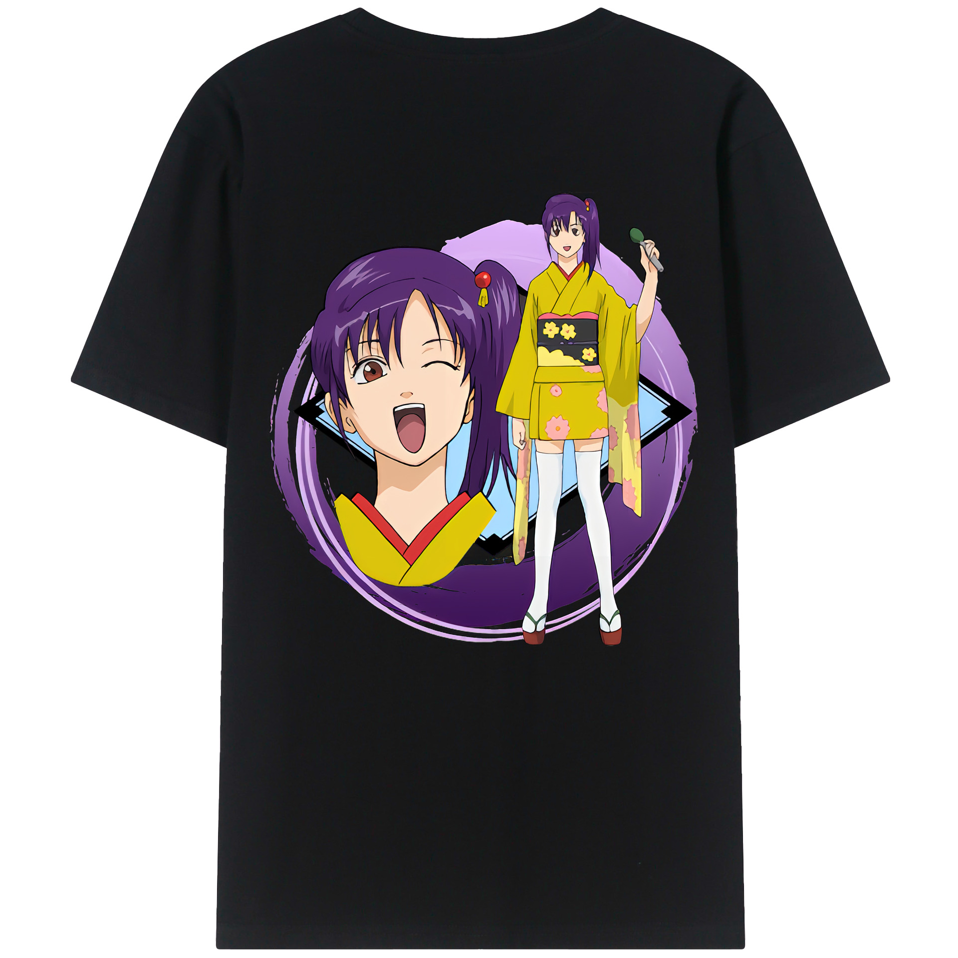 （画像用） ぎんたま 坂田銀時（さかたぎんとき） 神楽 志村新八（しむら しんぱち） GINTAMA Sakata Gintoki Kagura Shimura Shinpachi 綿100％ メンズ半袖Tシャツ（バックプリント） 通気性