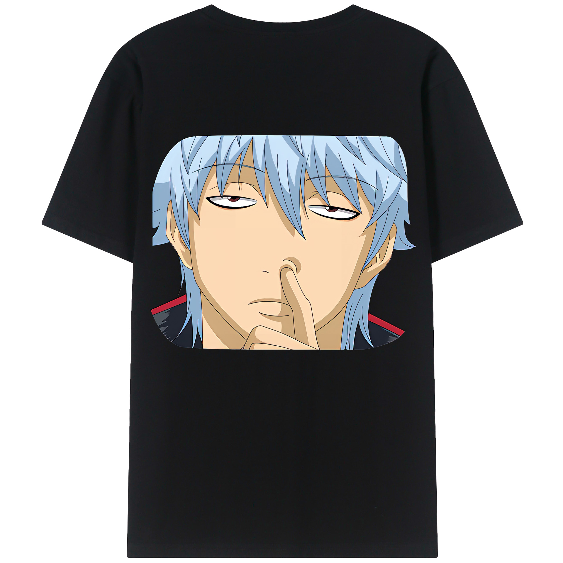 （画像用） ぎんたま 坂田銀時（さかたぎんとき） 神楽 志村新八（しむら しんぱち） GINTAMA Sakata Gintoki Kagura Shimura Shinpachi 綿100％ メンズ半袖Tシャツ（バックプリント） 通気性