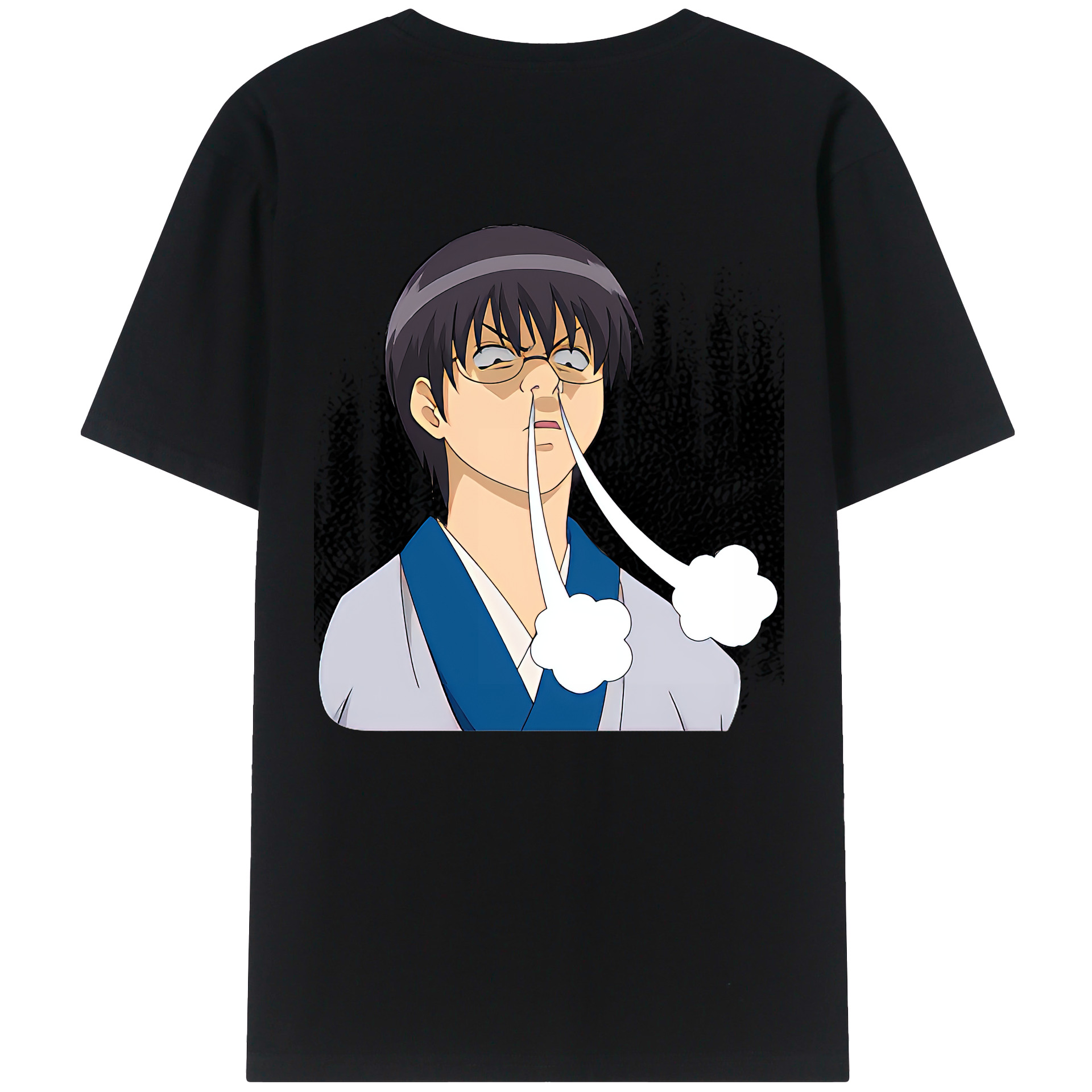 （画像用） ぎんたま 坂田銀時（さかたぎんとき） 神楽 志村新八（しむら しんぱち） GINTAMA Sakata Gintoki Kagura Shimura Shinpachi 綿100％ メンズ半袖Tシャツ（バックプリント） 通気性